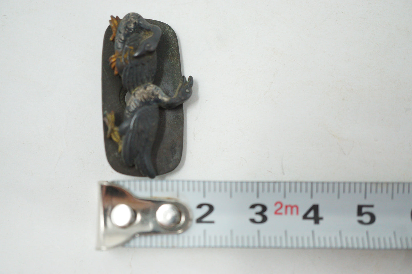 日本 Mae-Kanagu 烟袋前配件,鸭子图案,日本原装 0310F19