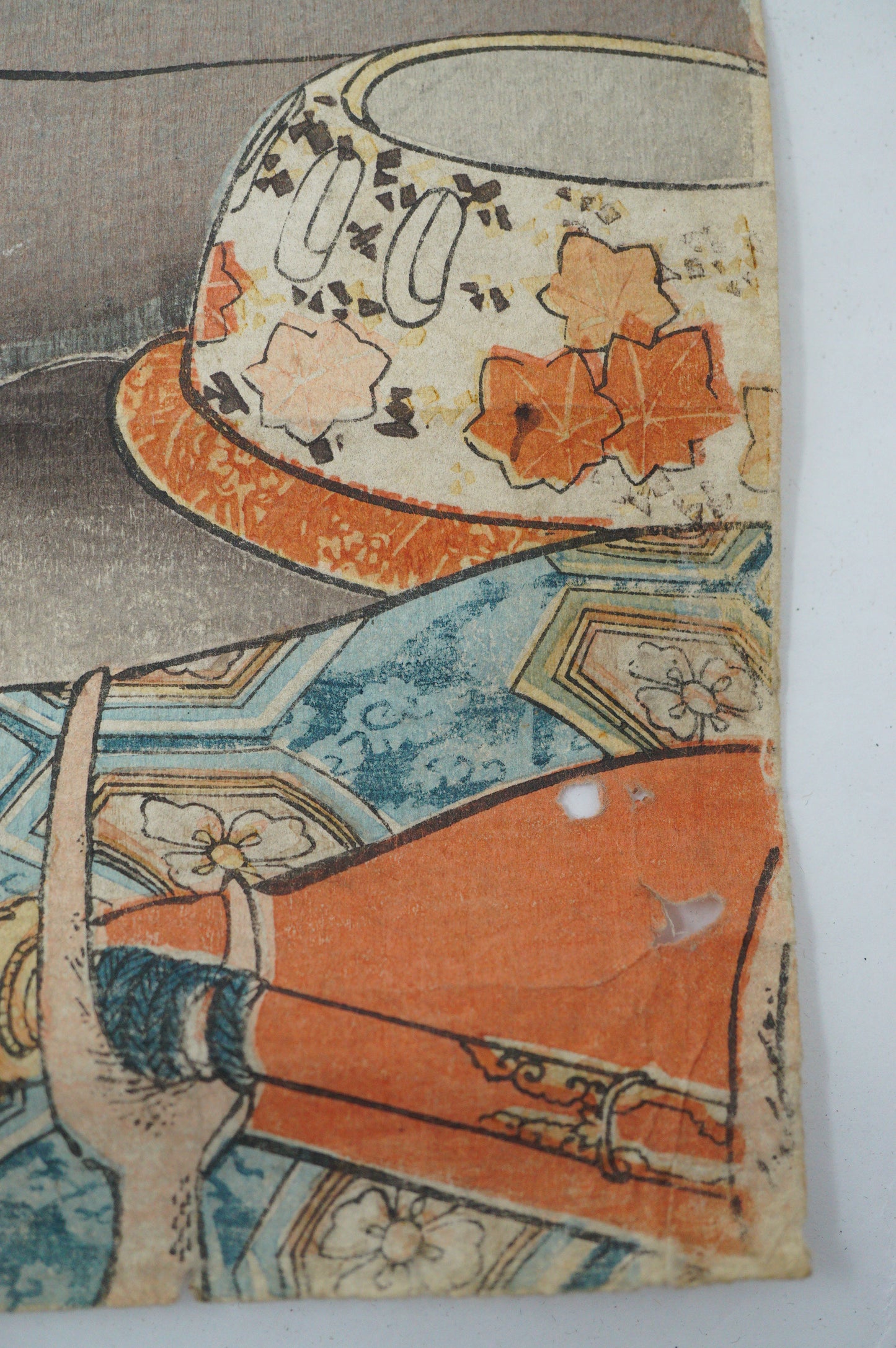 Japanese Woodblock Print Original by Utagawa Kuniyoshi -Yamakawa Danjiro- from Japan 0730F1