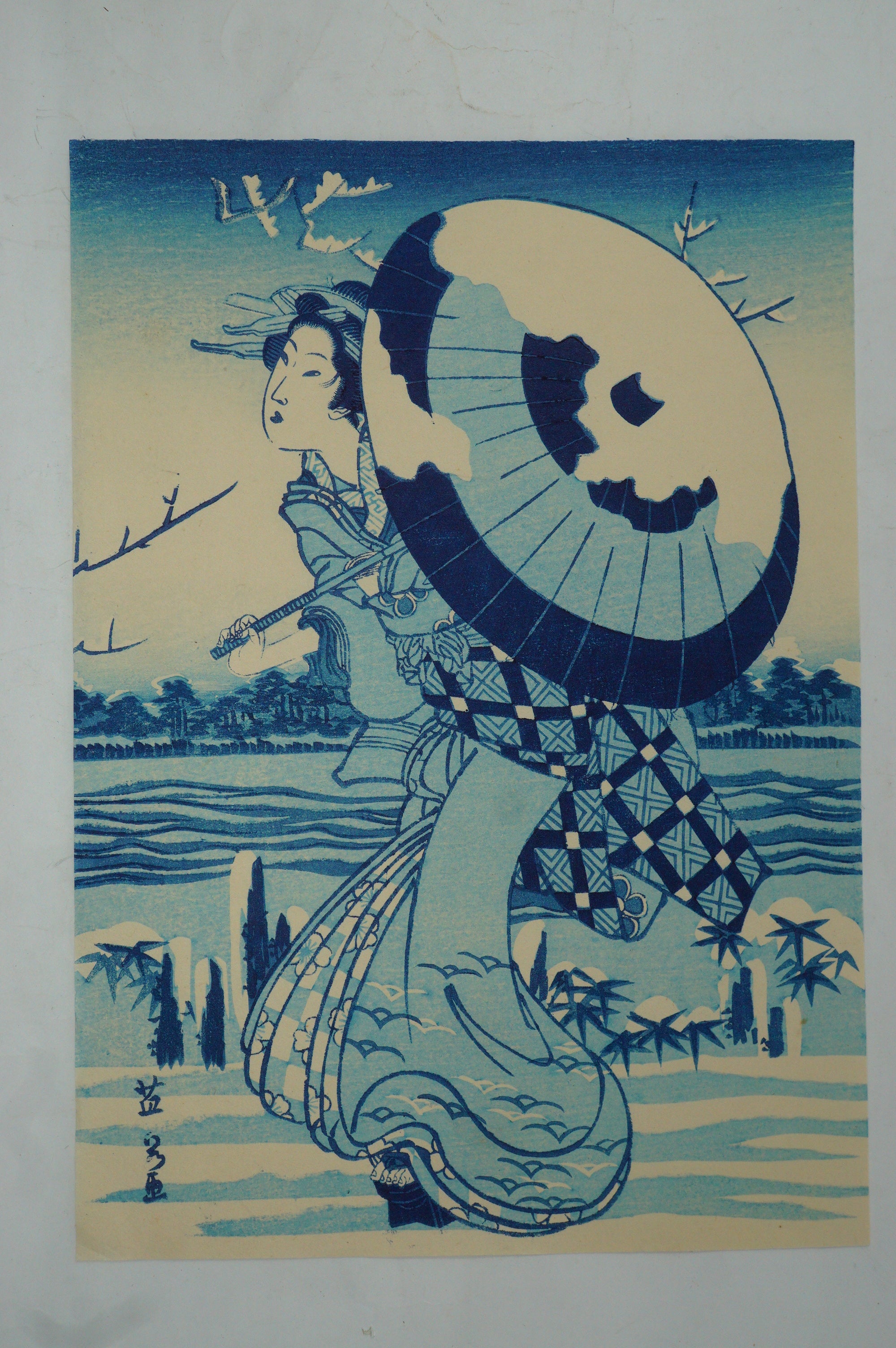 Japanese Woodblock Reprints x6 by Kaise Eisen -Selection of Beauties of the Five Festivals- 0521F20