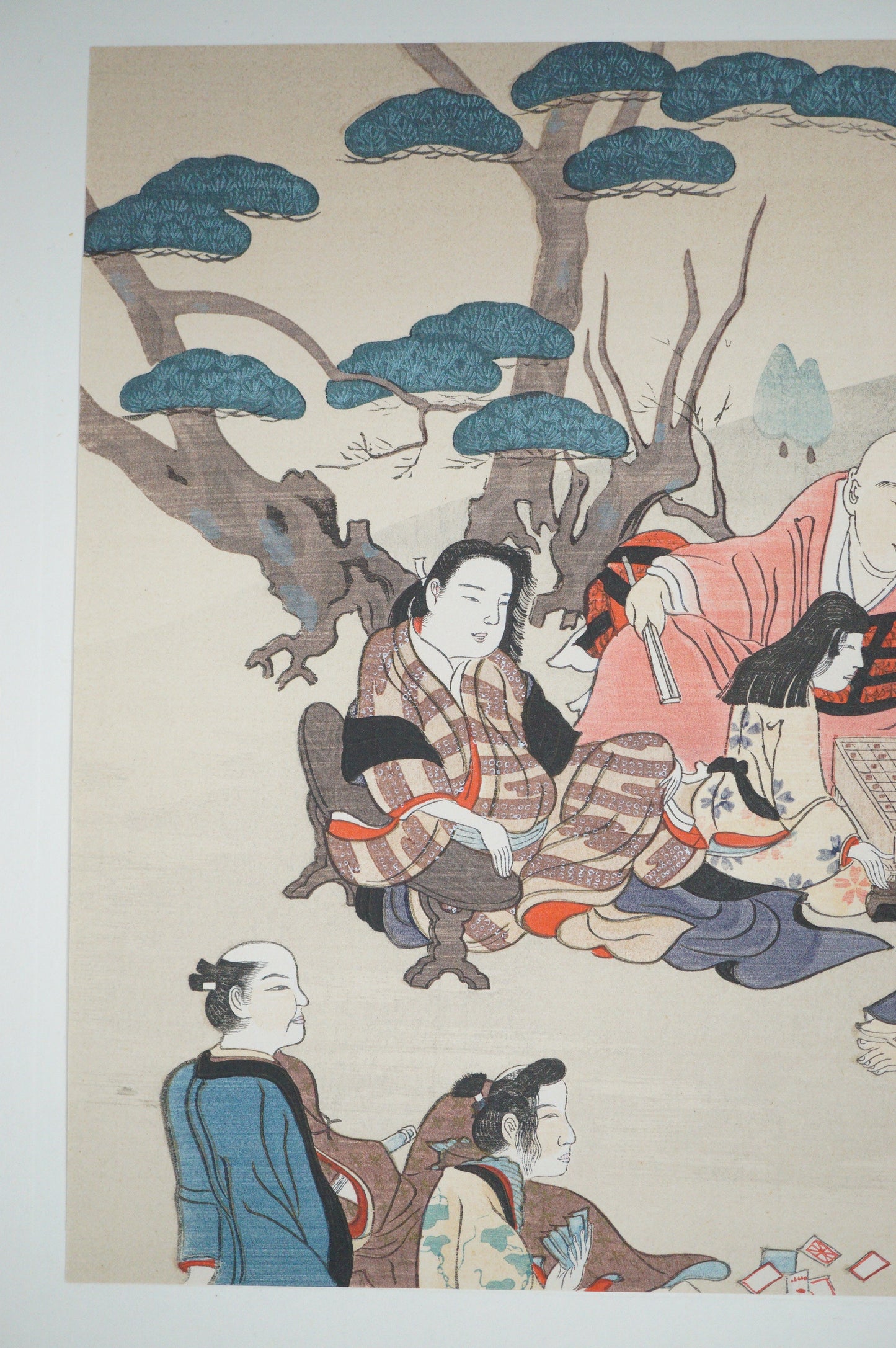 Japanese Quality Woodblock Print Recarved Edition by Iwasa Matabei 1026D28