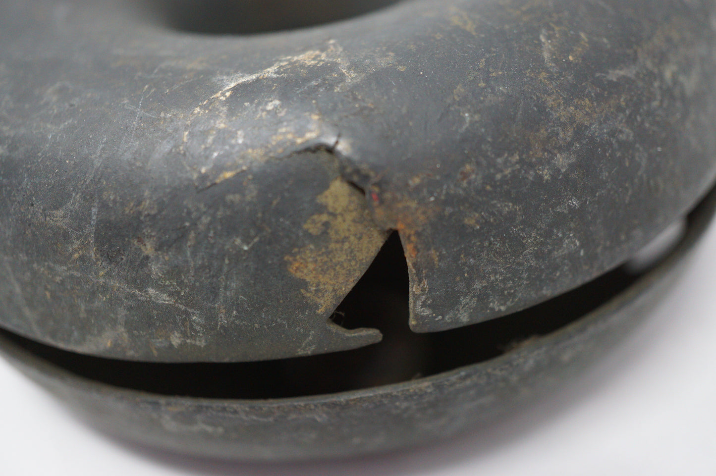 Japanese 19th Century Horse Bell Large Antique Original Harness Bell from Japan 0410E2