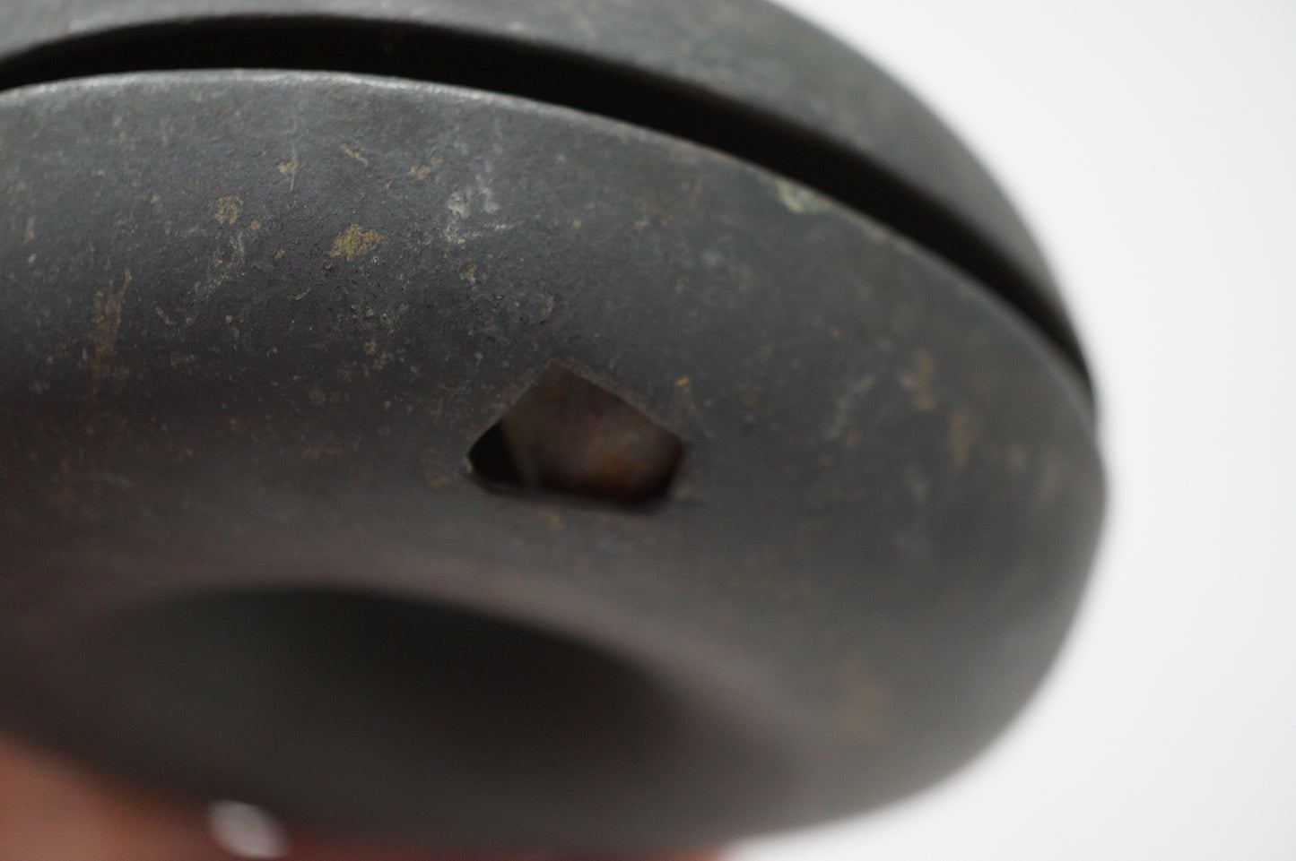 Japanese 19th Century Horse Bell Large Antique Original Harness Bell from Japan 0410E2