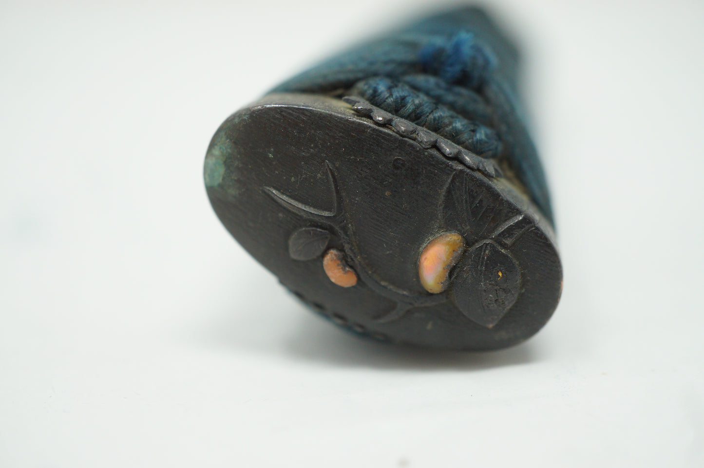 古董胁差短剑柄 古董原装 Tsuka 日本制造 0416F3