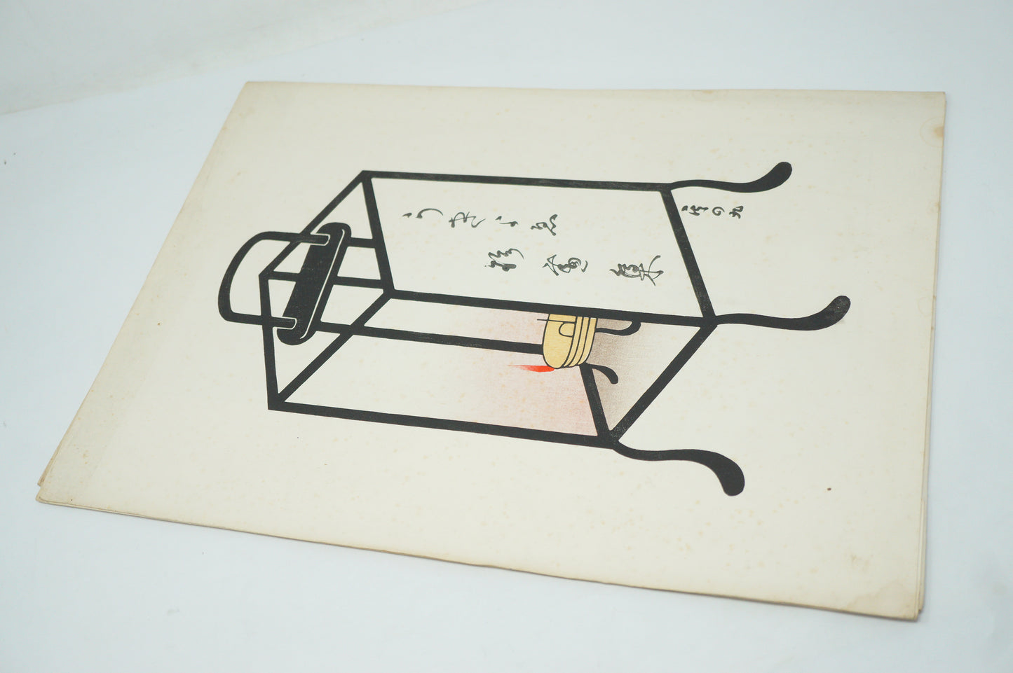 日本品质 1920 年代木版画重印,由日本歌川国贞制作 0904E3