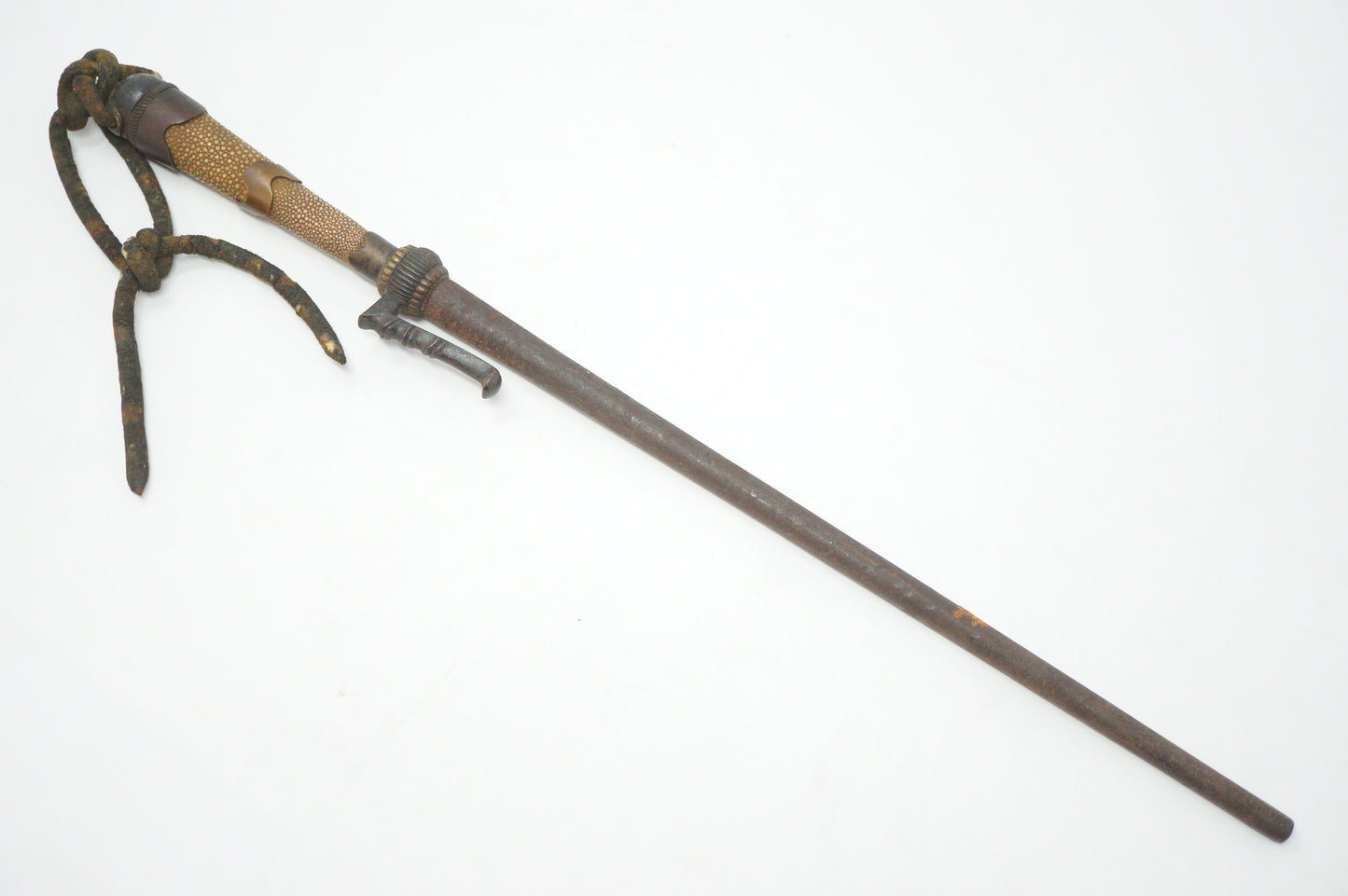 Antique Japanese Police Patrol Jitte Stick Edo-Meiji Period 1030D7