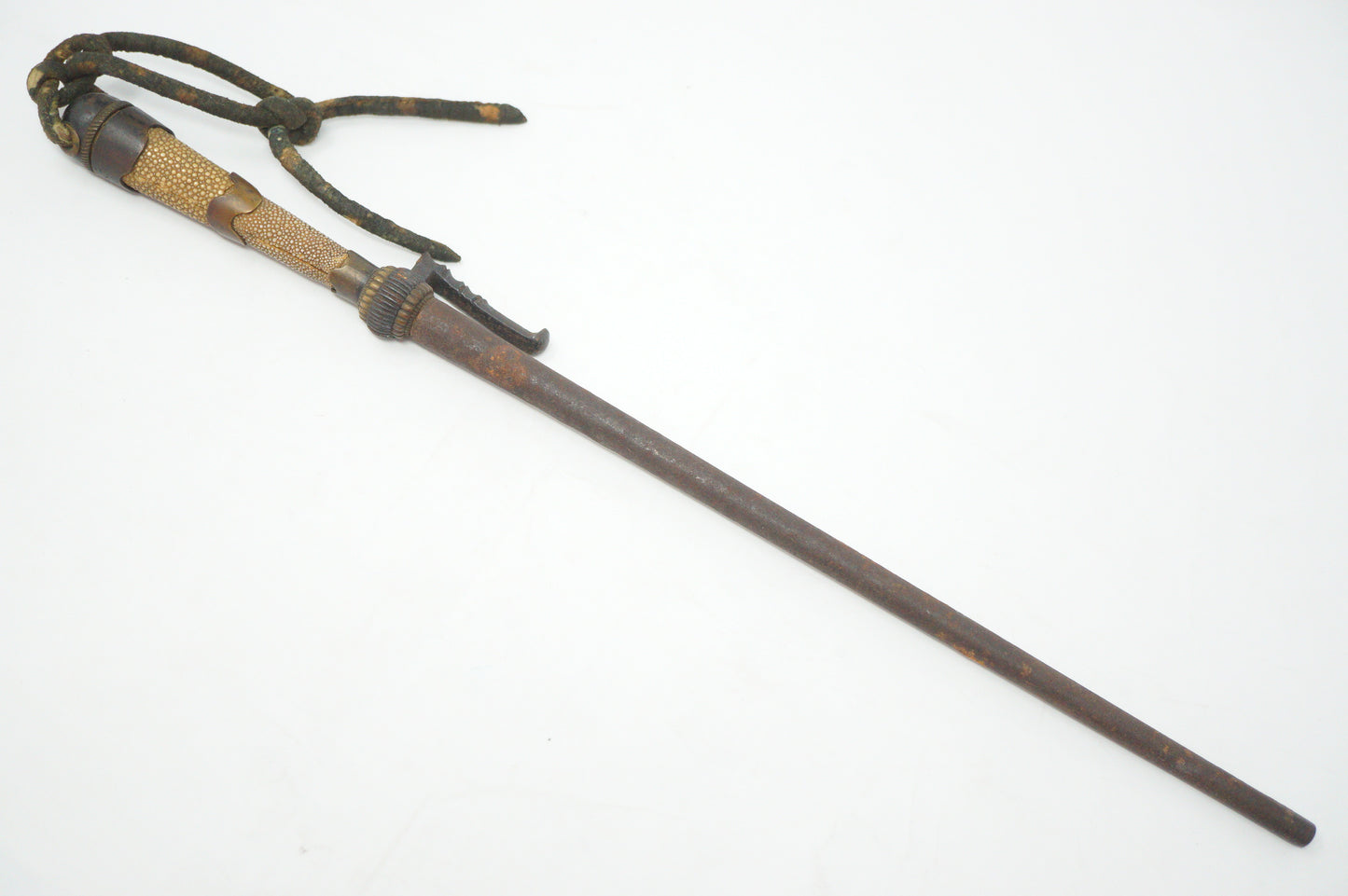 Antique Japanese Police Patrol Jitte Stick Edo-Meiji Period 1030D7