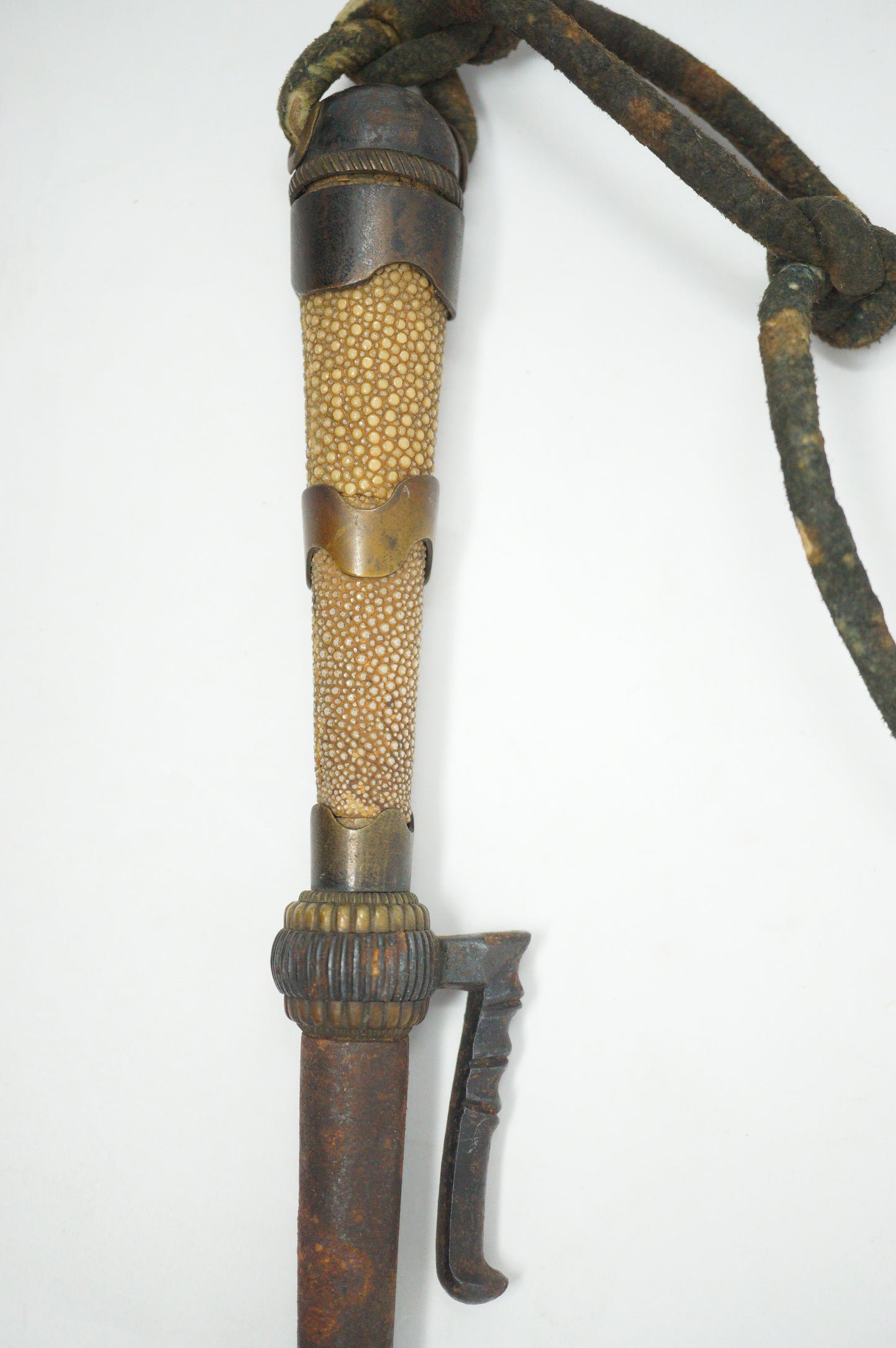 Antique Japanese Police Patrol Jitte Stick Edo-Meiji Period 1030D7