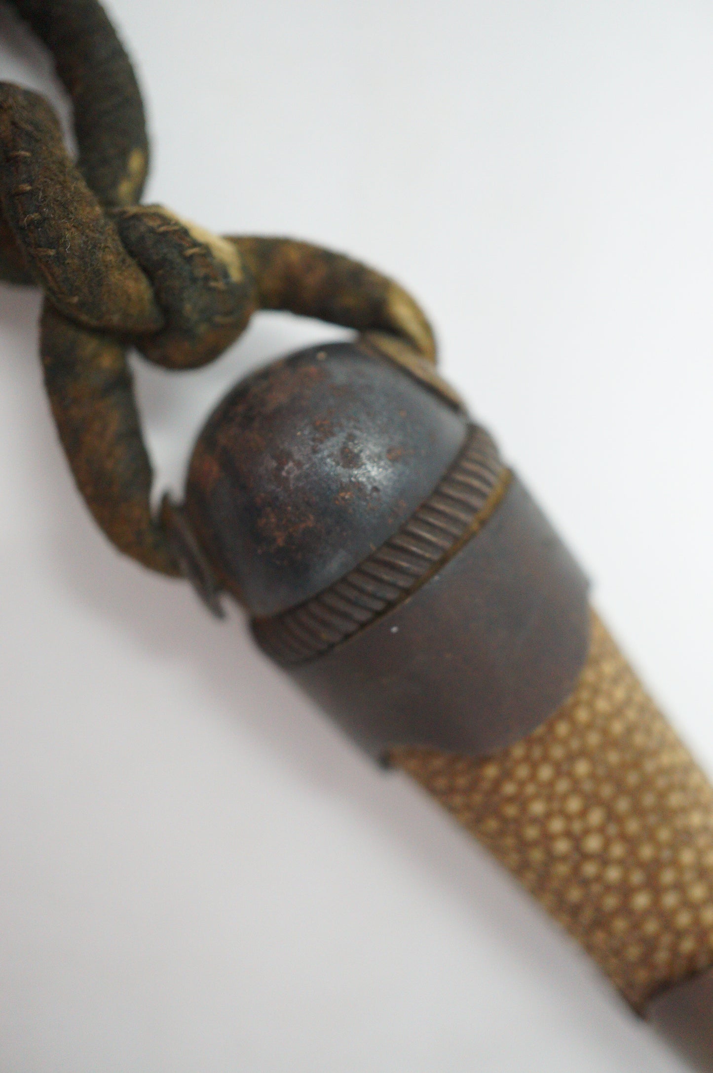 Antique Japanese Police Patrol Jitte Stick Edo-Meiji Period 1030D7