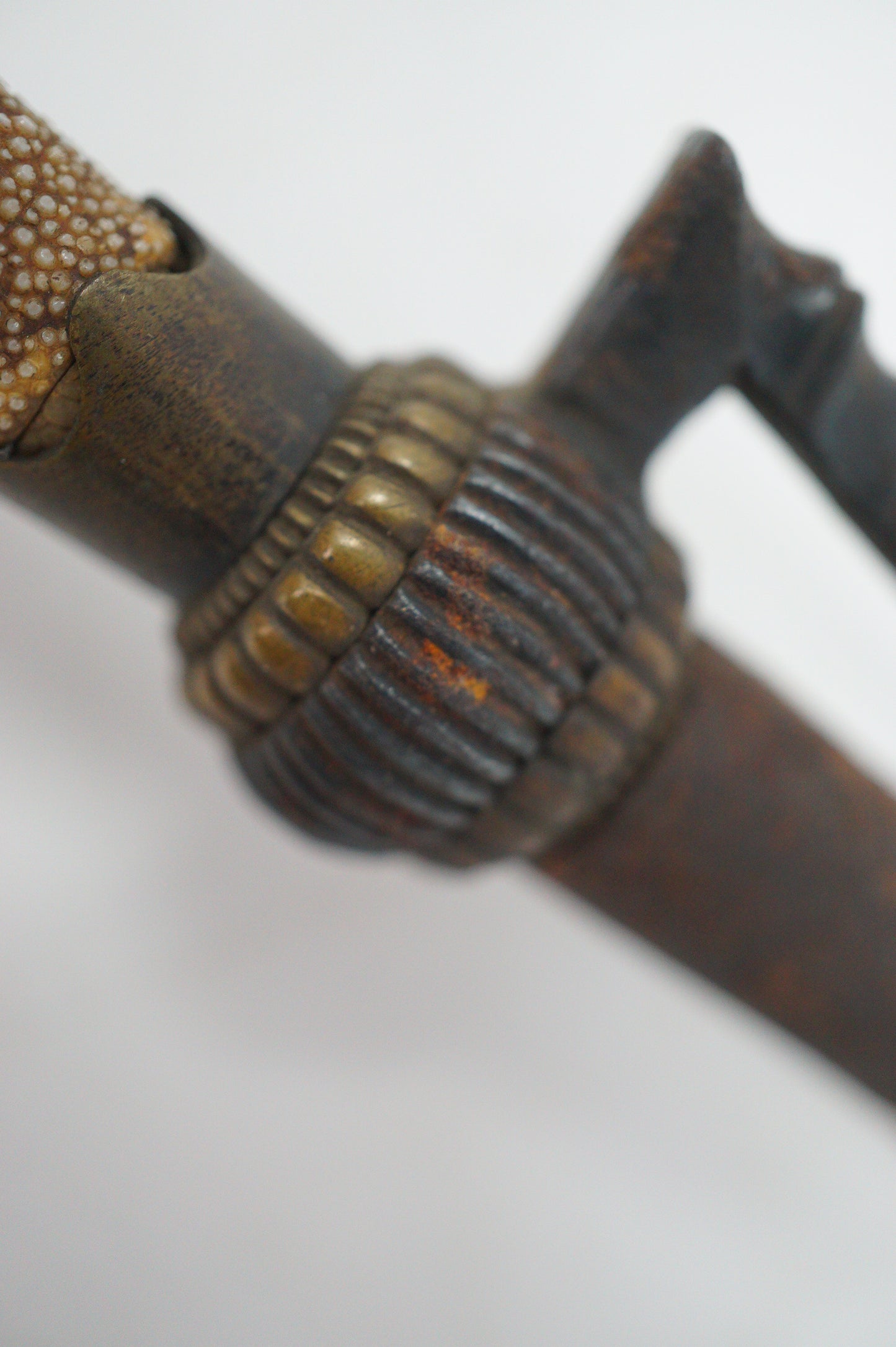 Antique Japanese Police Patrol Jitte Stick Edo-Meiji Period 1030D7
