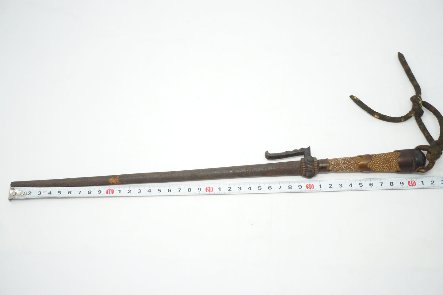 Antique Japanese Police Patrol Jitte Stick Edo-Meiji Period 1030D7