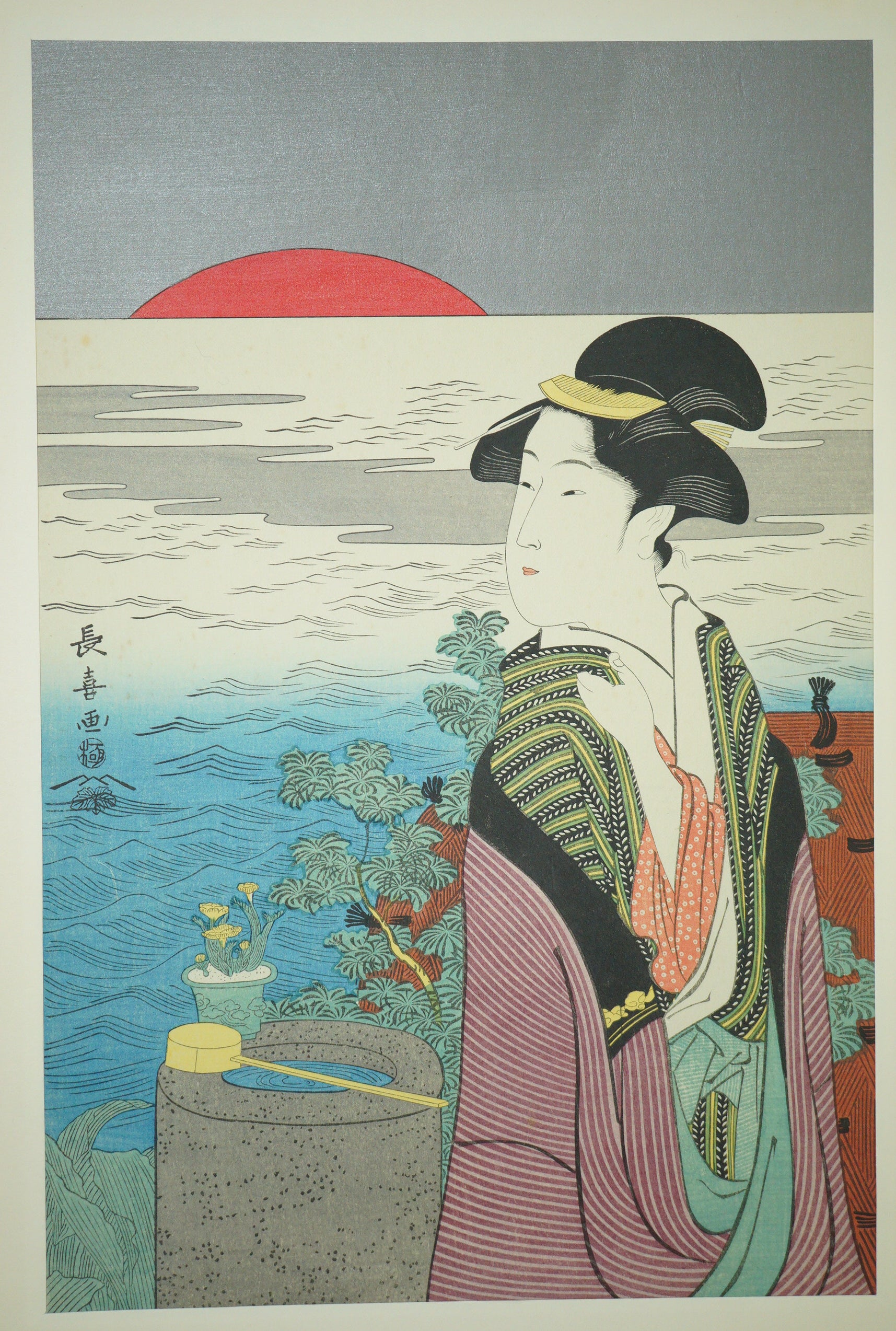 Recarved Vintage Woodblock Prints