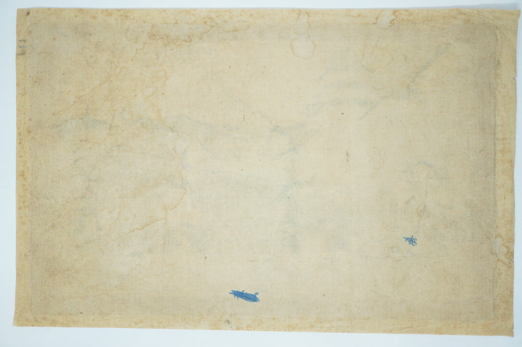 日本木版画原作，作者：Keisai Eisen - 日本版画第三幕 0123F10