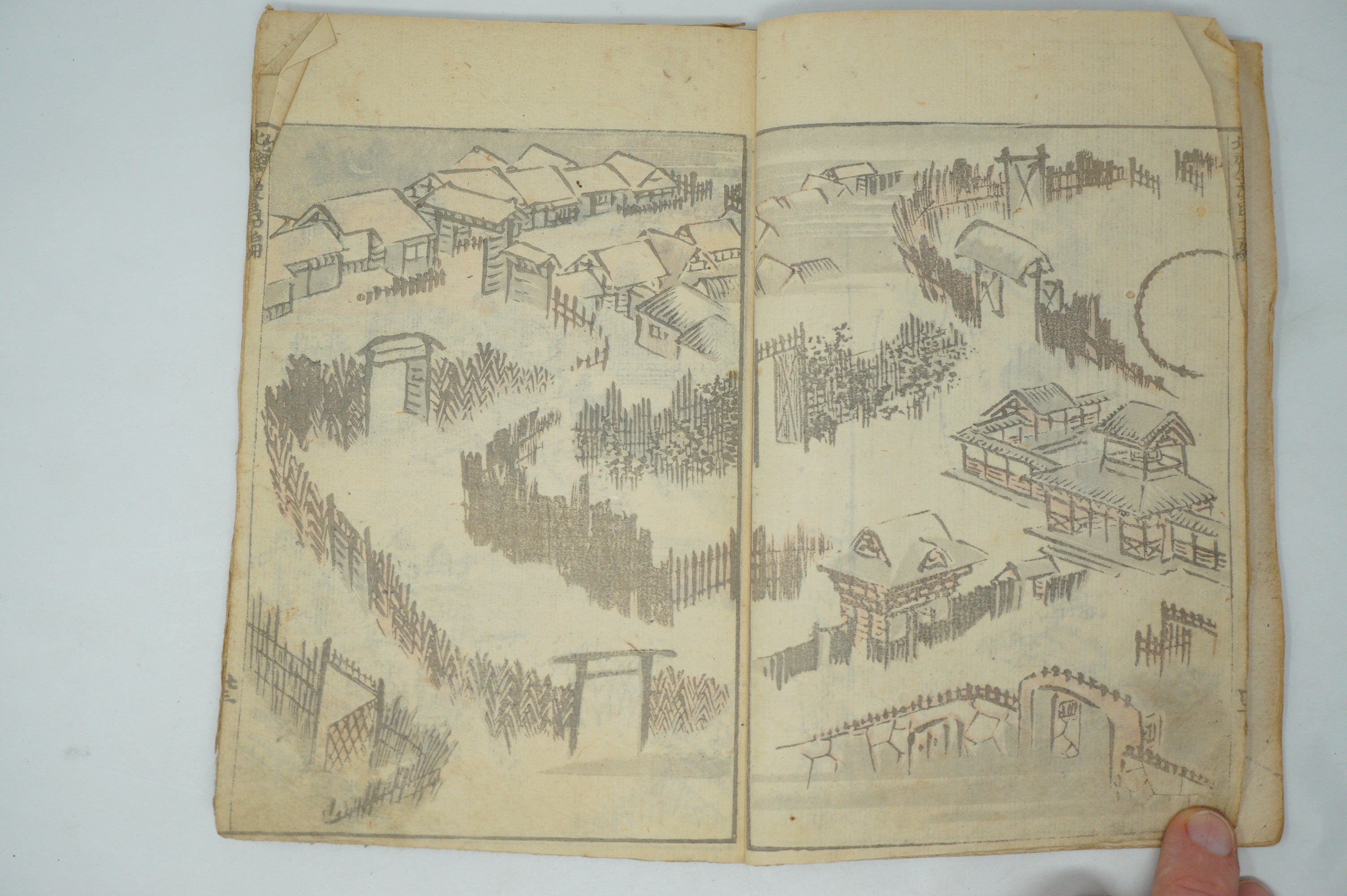 Japanisches antikes Manga-Heft von Katsushika Hokusai, authentisch aus Japan 0905E10