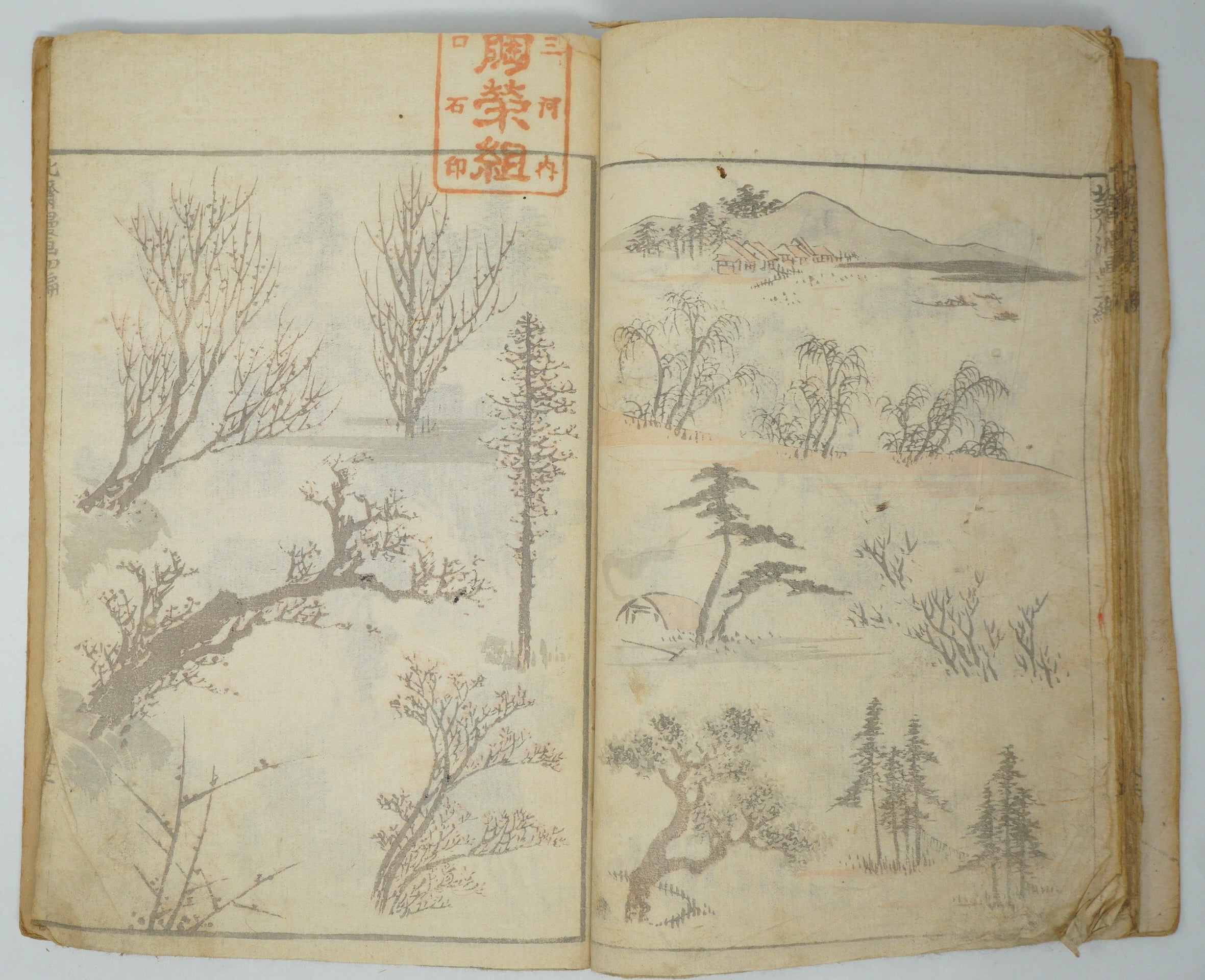 Japanisches antikes Manga-Heft von Katsushika Hokusai, authentisch aus Japan 0905E10