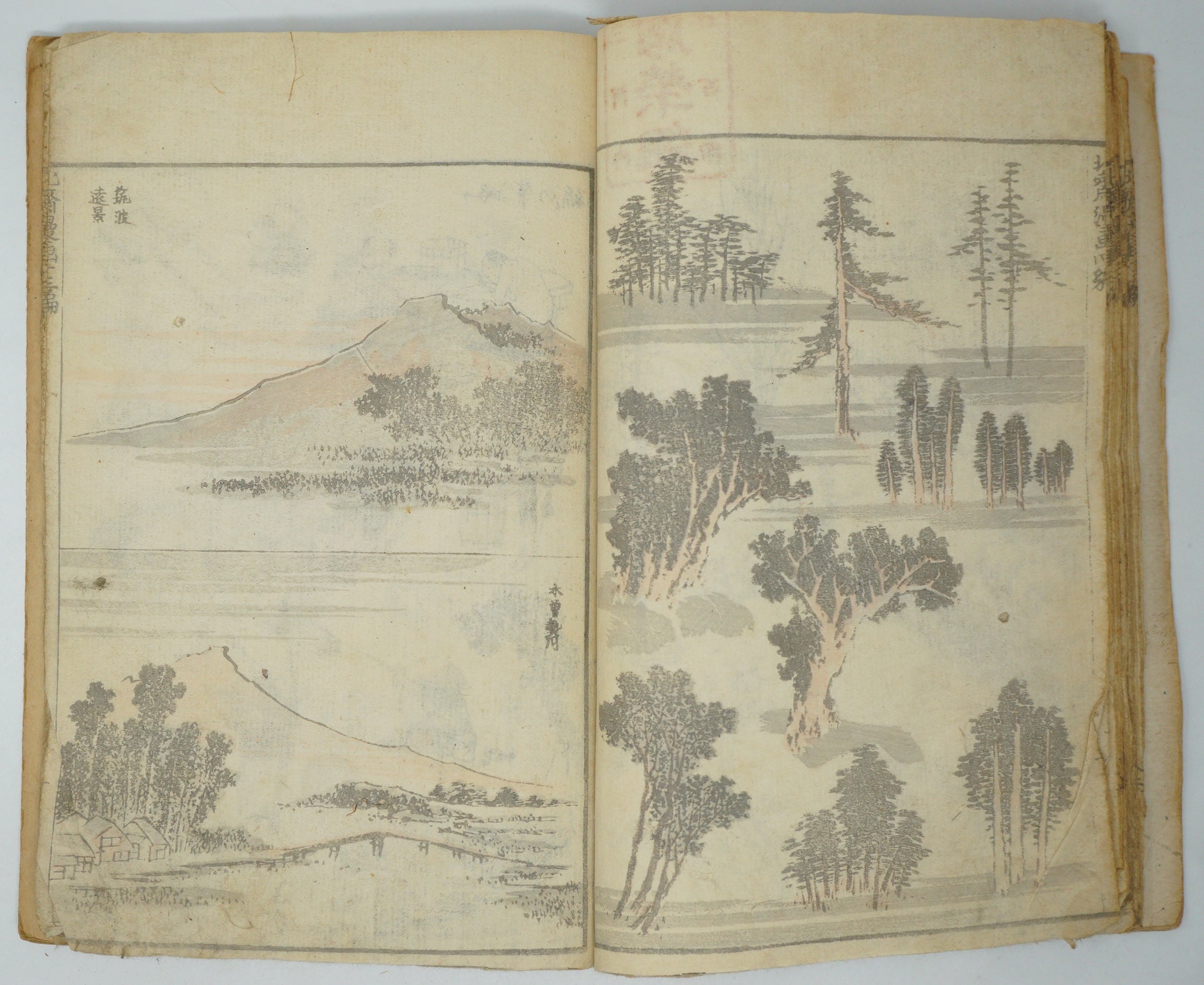 Japanisches antikes Manga-Heft von Katsushika Hokusai, authentisch aus Japan 0905E10