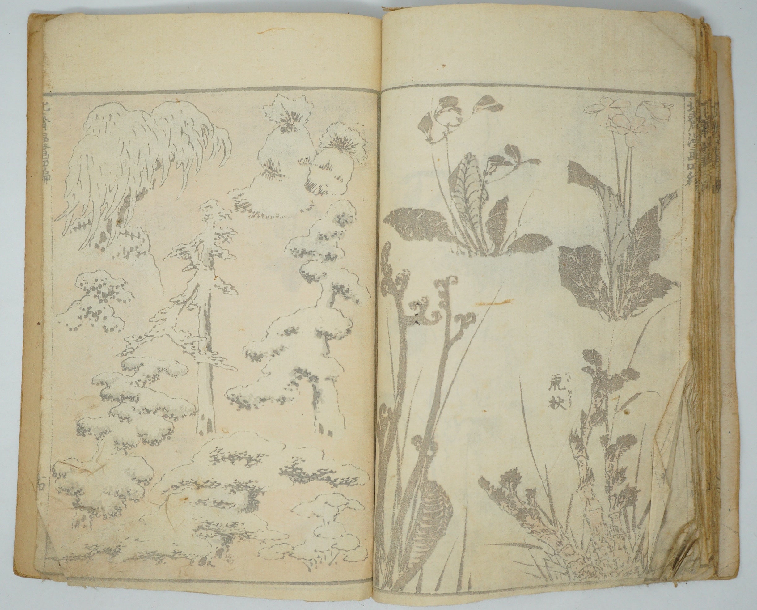 Japanisches antikes Manga-Heft von Katsushika Hokusai, authentisch aus Japan 0905E10