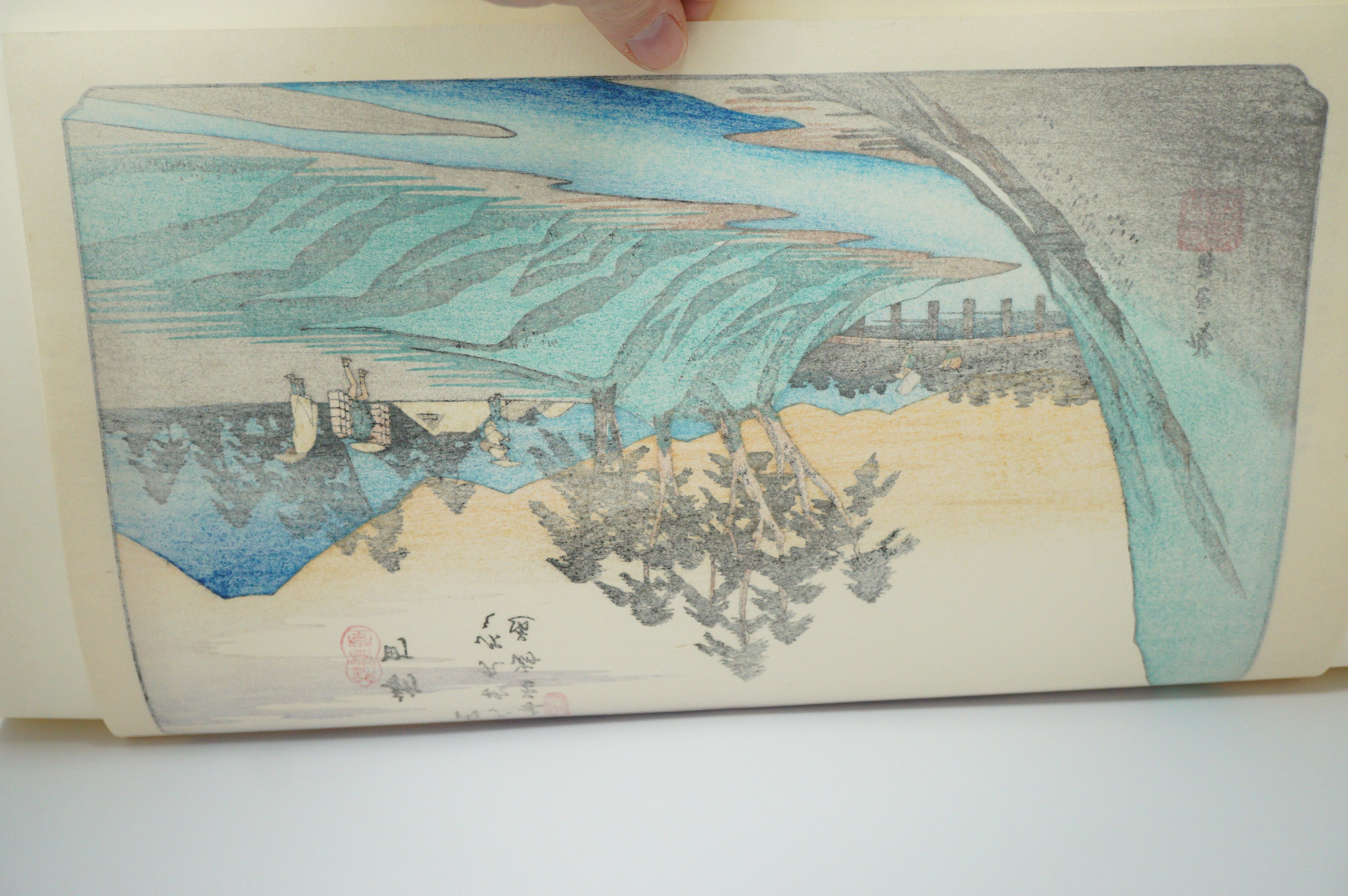Japanese Quality Woodblock Print Recarved Edition by Utagawa Hiroshige 1026D10