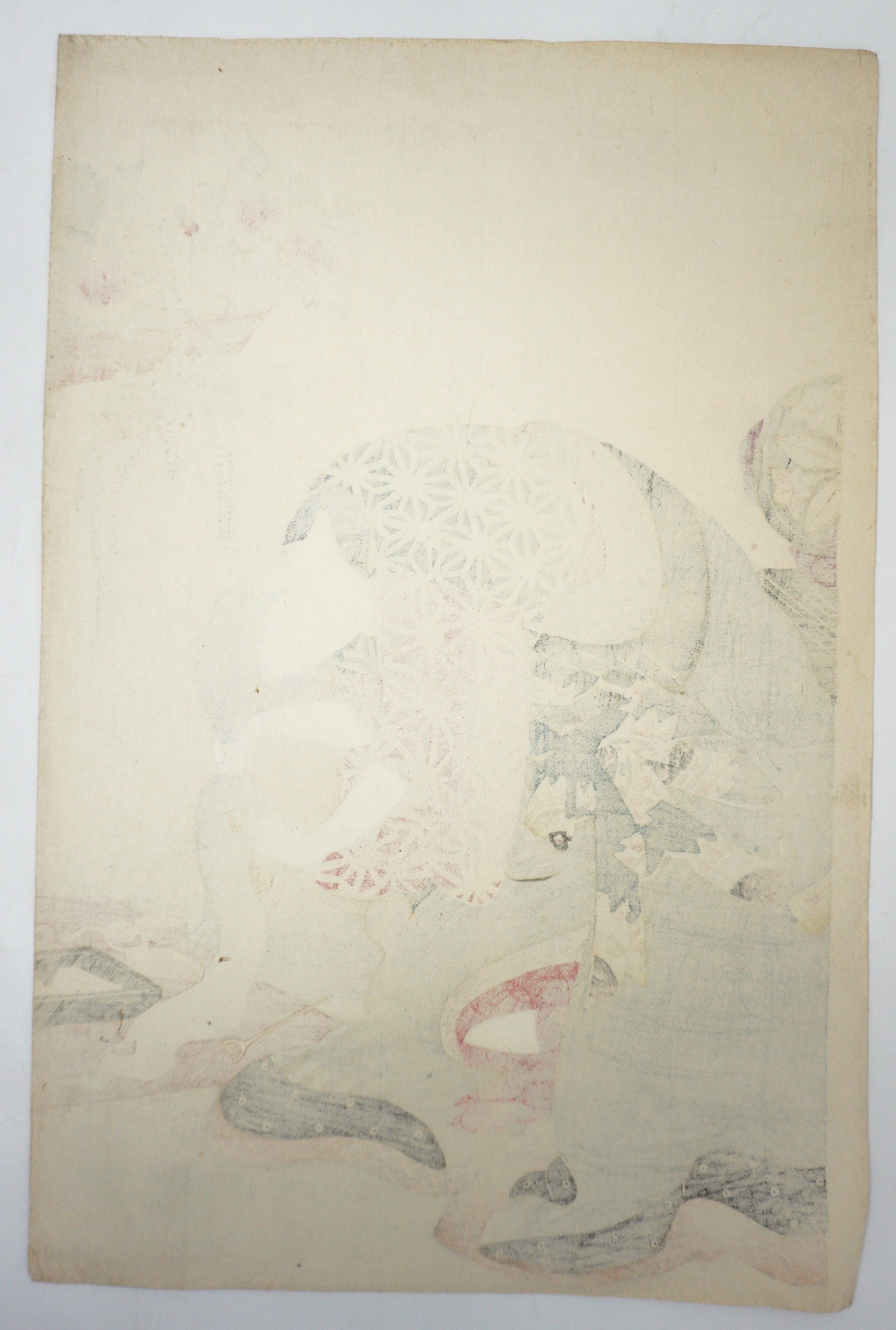 Japanese Woodblock Print Recarved Edition by Kitagawa Utamaro - Geisha Combing Hair 1105D10