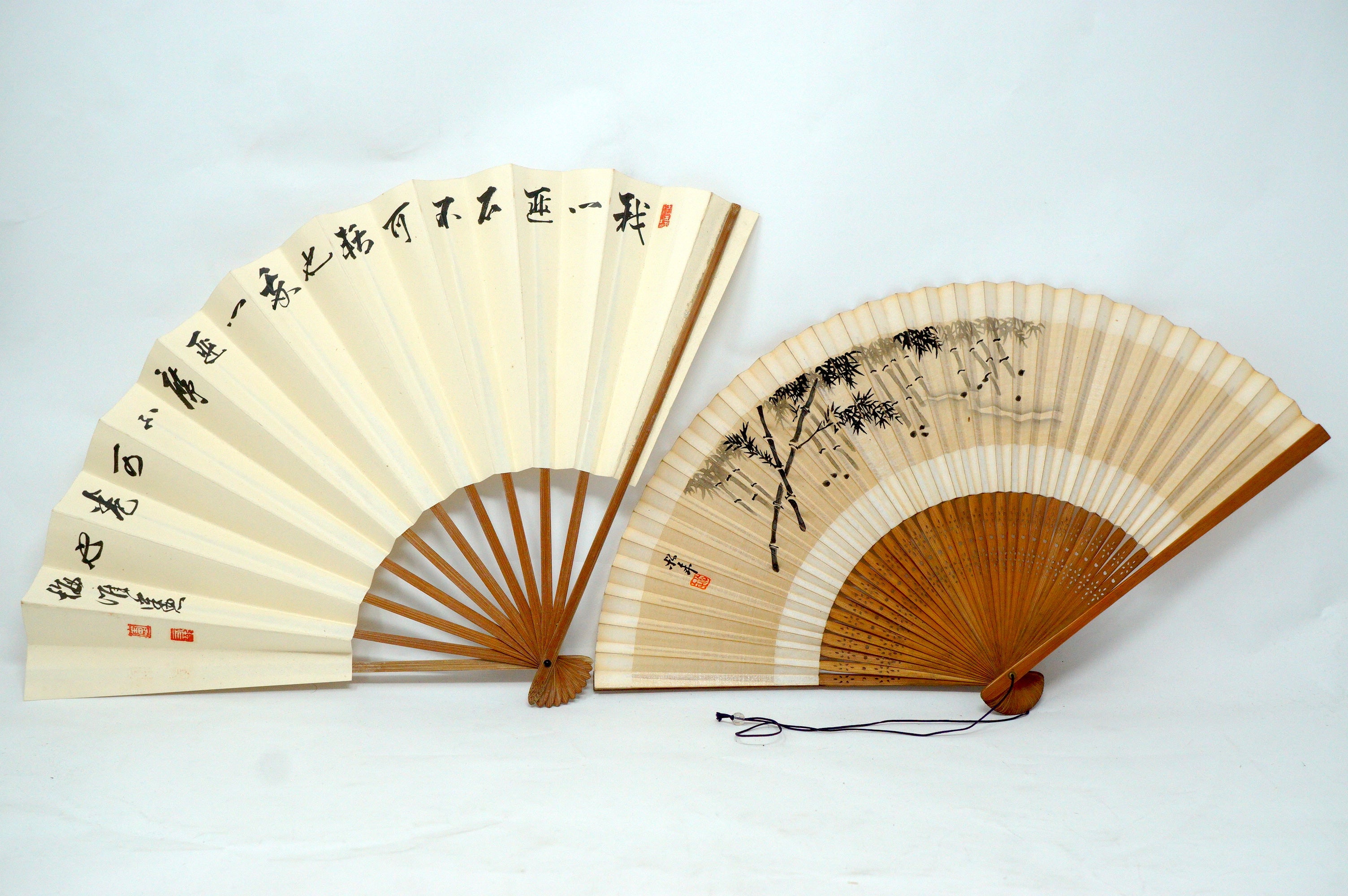 Japanische Sensu Faltfächer-Kollektion x10 Vintage Original 扇子 aus Japan 1127D10
