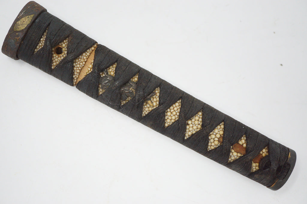 Antiker Wakizashi-Kurzschwertgriff 0619D10