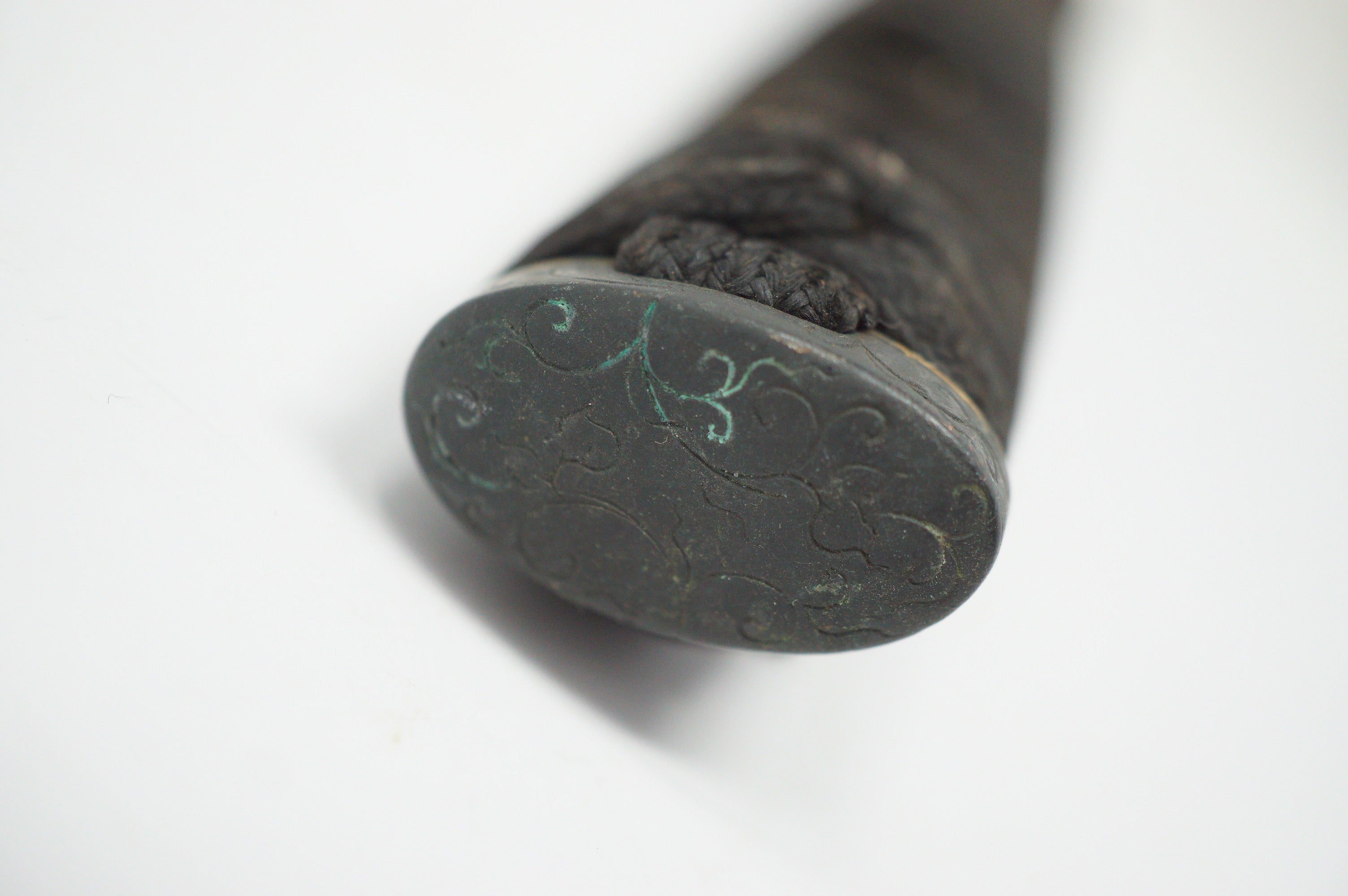 Antiker Wakizashi-Kurzschwertgriff 0619D10