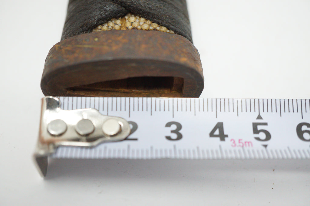 Antiker Wakizashi-Kurzschwertgriff 0619D10