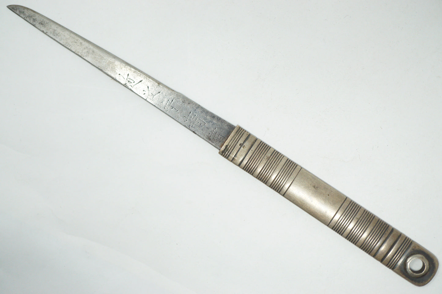 Japanese Kozuka Knife Original Antique Sword Accessory with signed Blade from Japan 1214D11