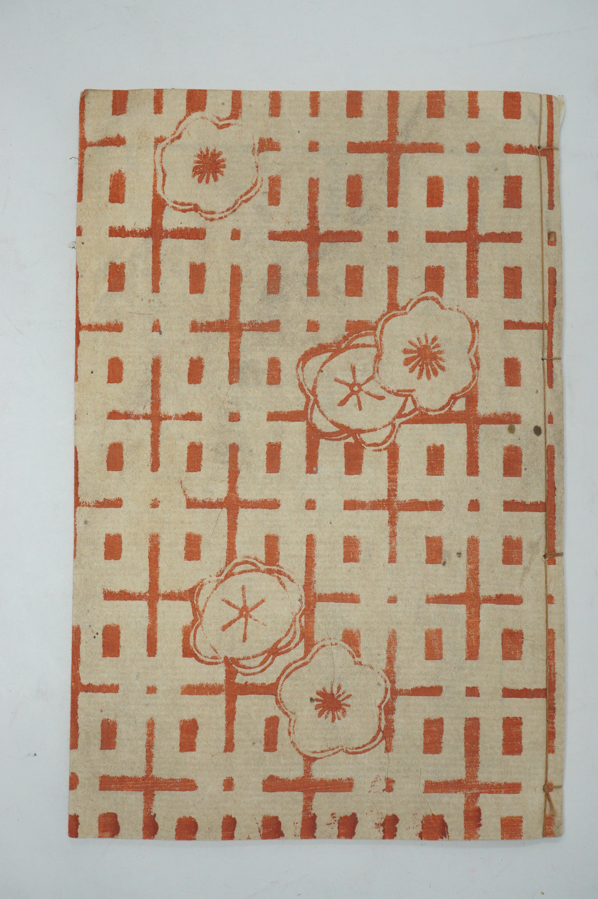 Antique Japanese Manga Book with detailed Woodblock Printed Images from Japan 0928D11