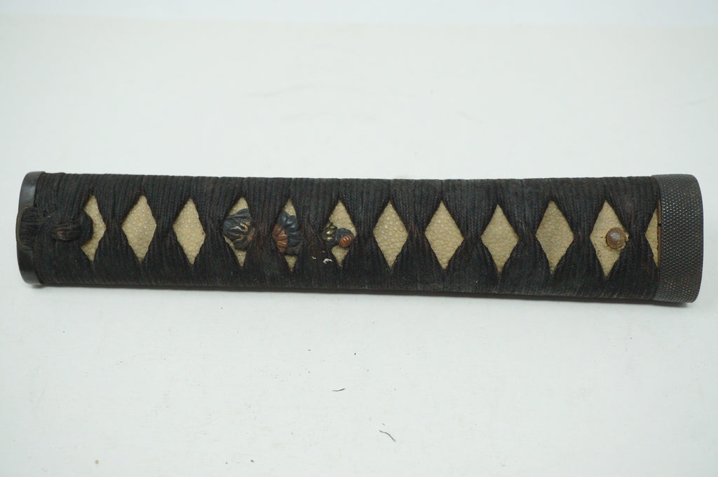 Japanese Katana Sword Handle Authentic Tsuka Antique from Japan 1226F11