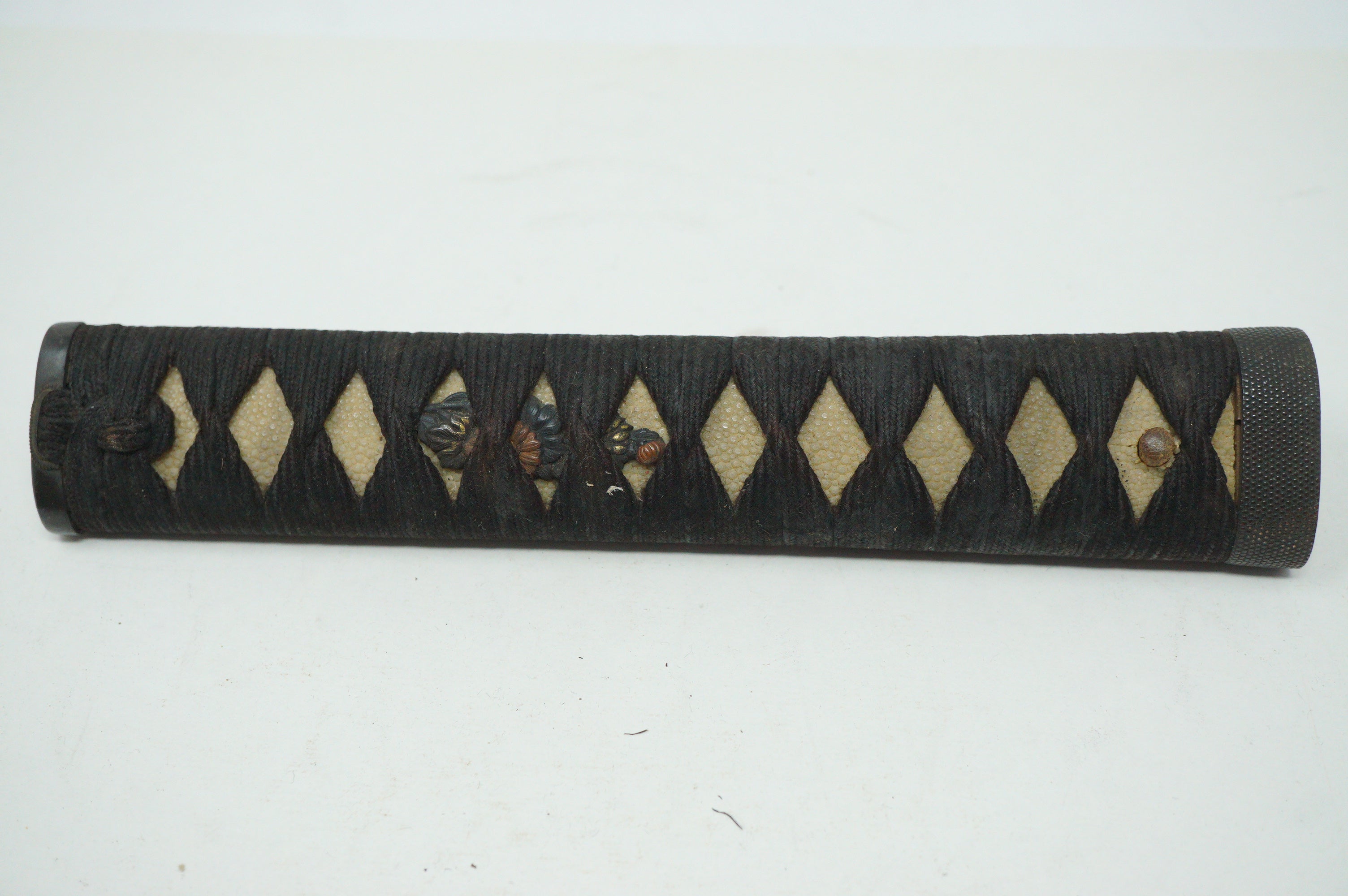 Japanese Katana Sword Handle Authentic Tsuka Antique from Japan 1226F11