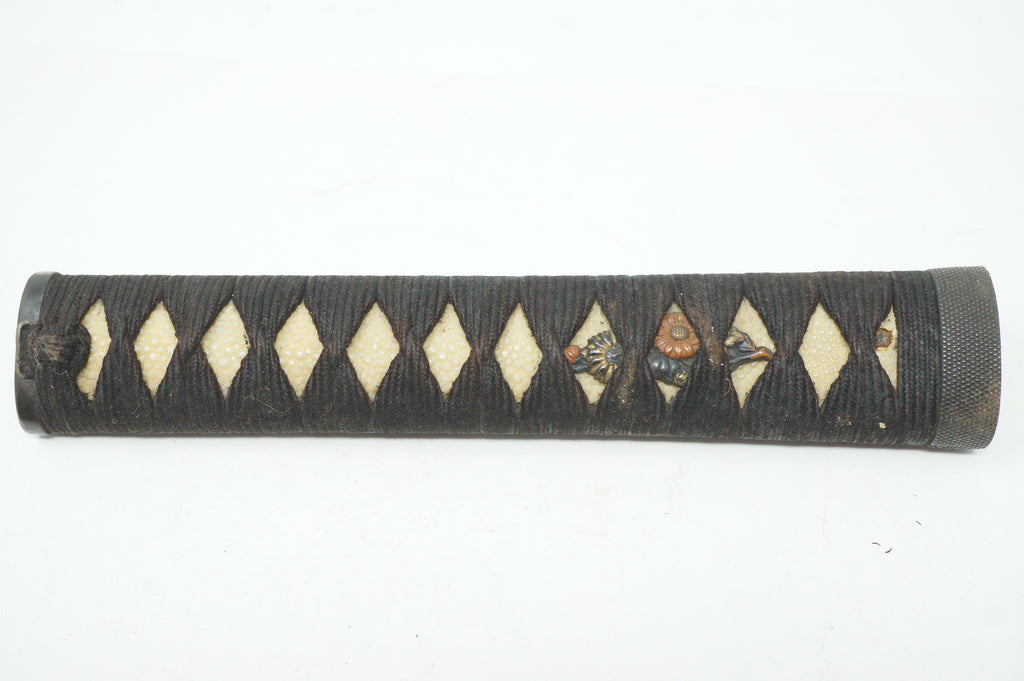 Japanese Katana Sword Handle Authentic Tsuka Antique from Japan 1226F11