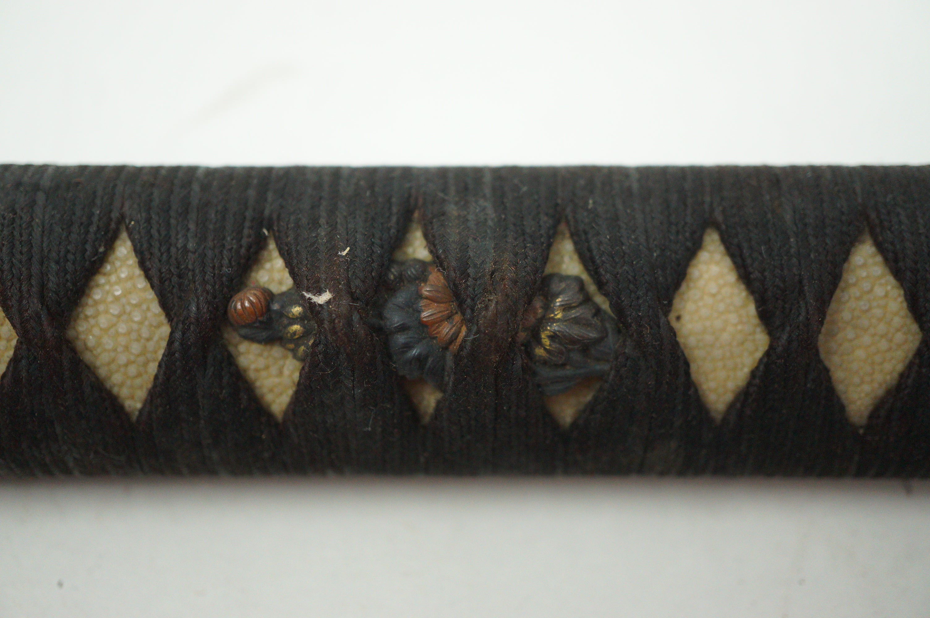 Japanese Katana Sword Handle Authentic Tsuka Antique from Japan 1226F11