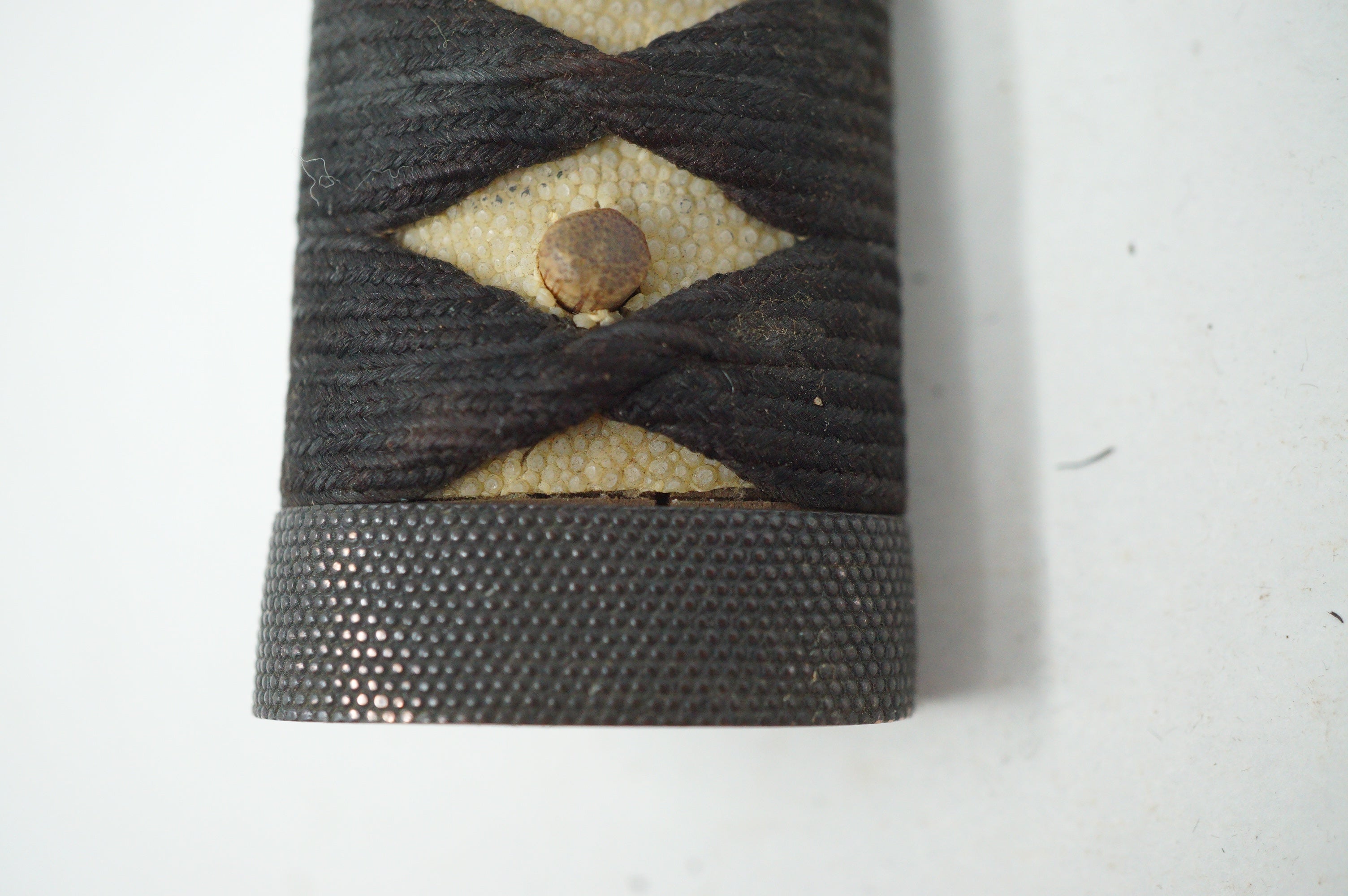 Japanese Katana Sword Handle Authentic Tsuka Antique from Japan 1226F11