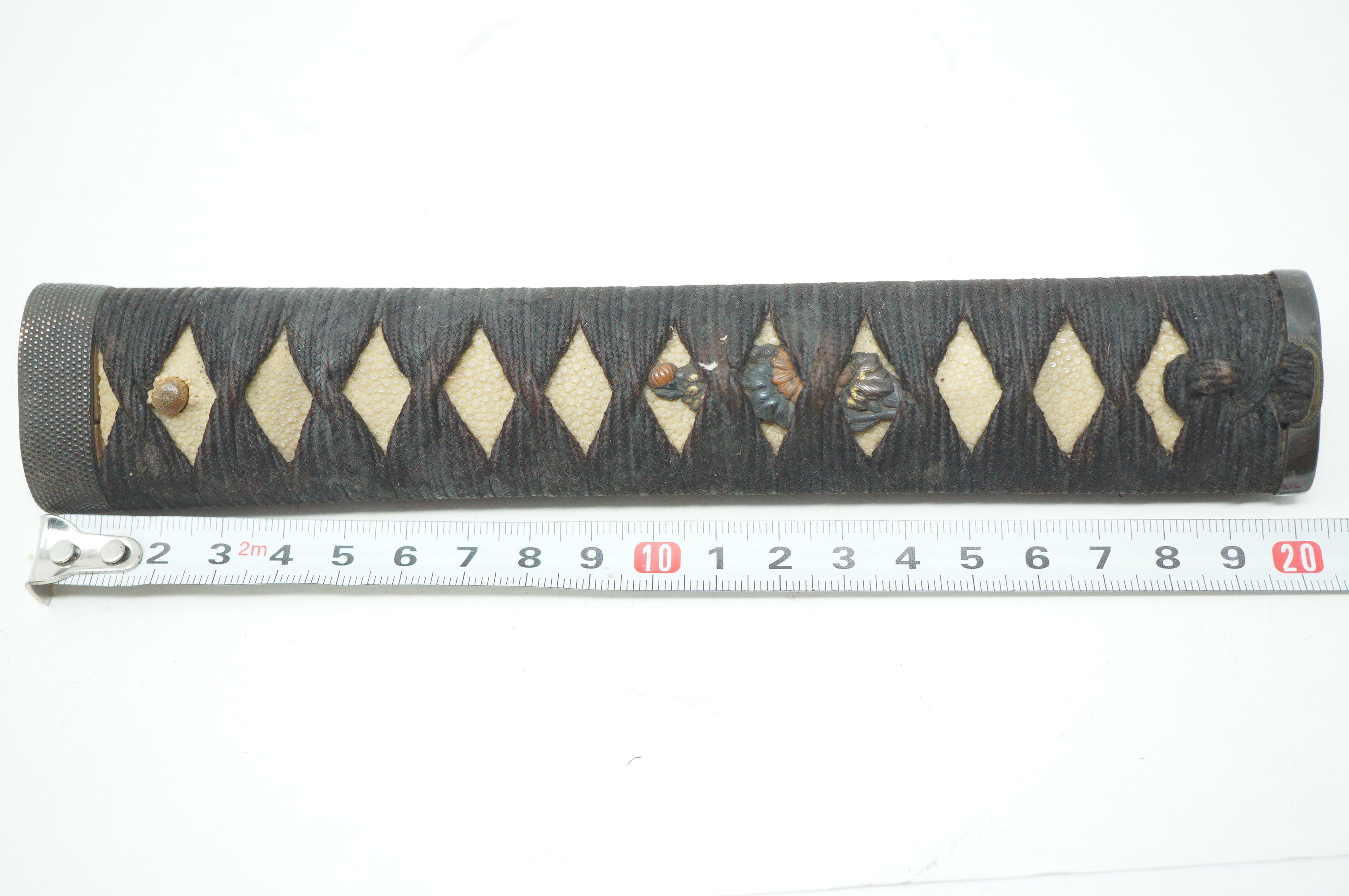 Japanese Katana Sword Handle Authentic Tsuka Antique from Japan 1226F11