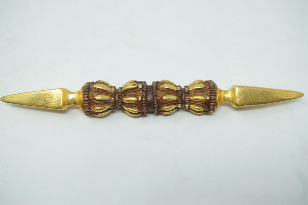 Japanese Vajra Stick Vintage-Antique Original Ritual Prayer Stick from Japan 0515F11