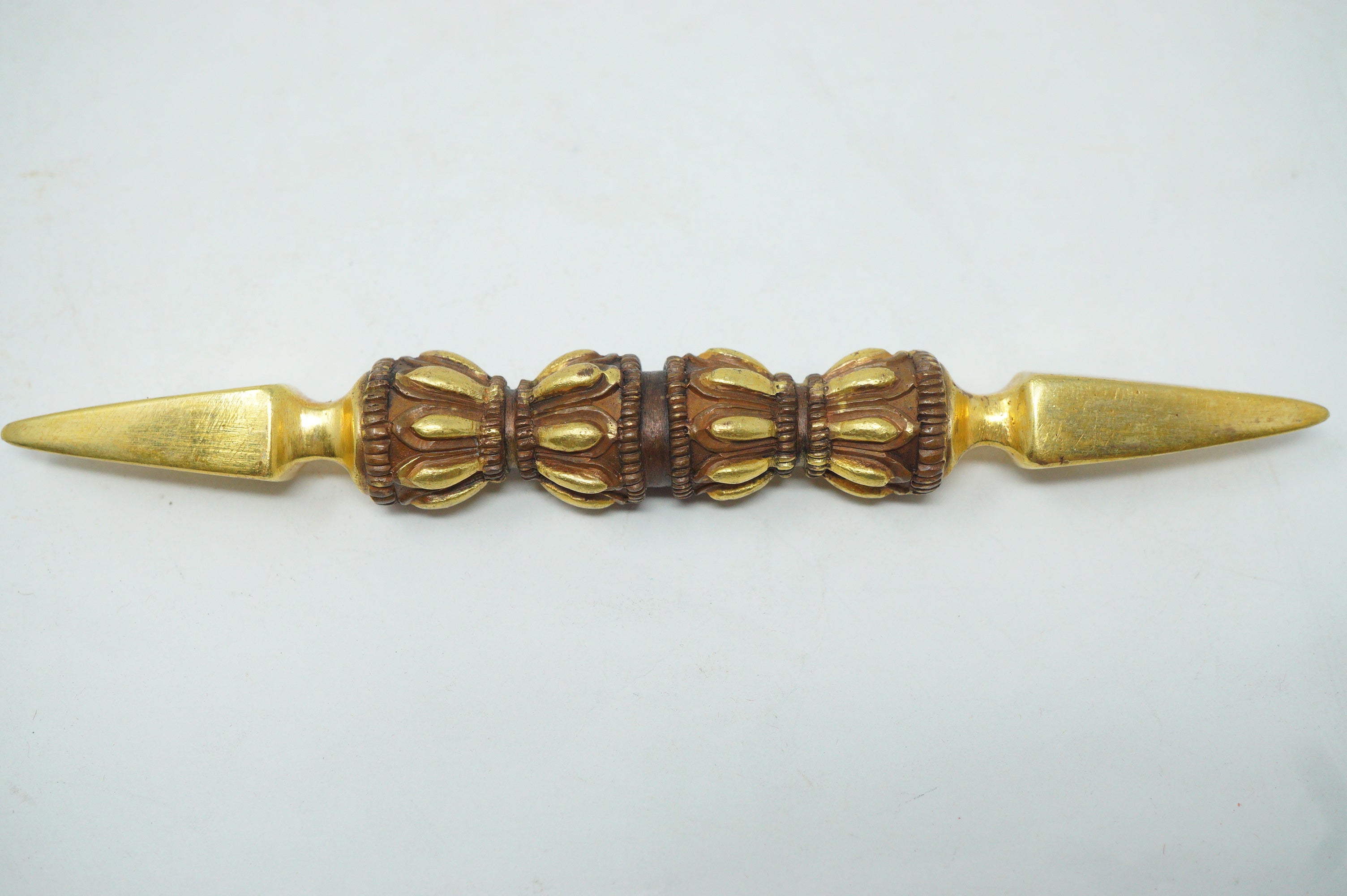 Japanischer Vajra-Stick Vintage-Antik Original Ritual-Gebetsstab aus Japan 0515F11