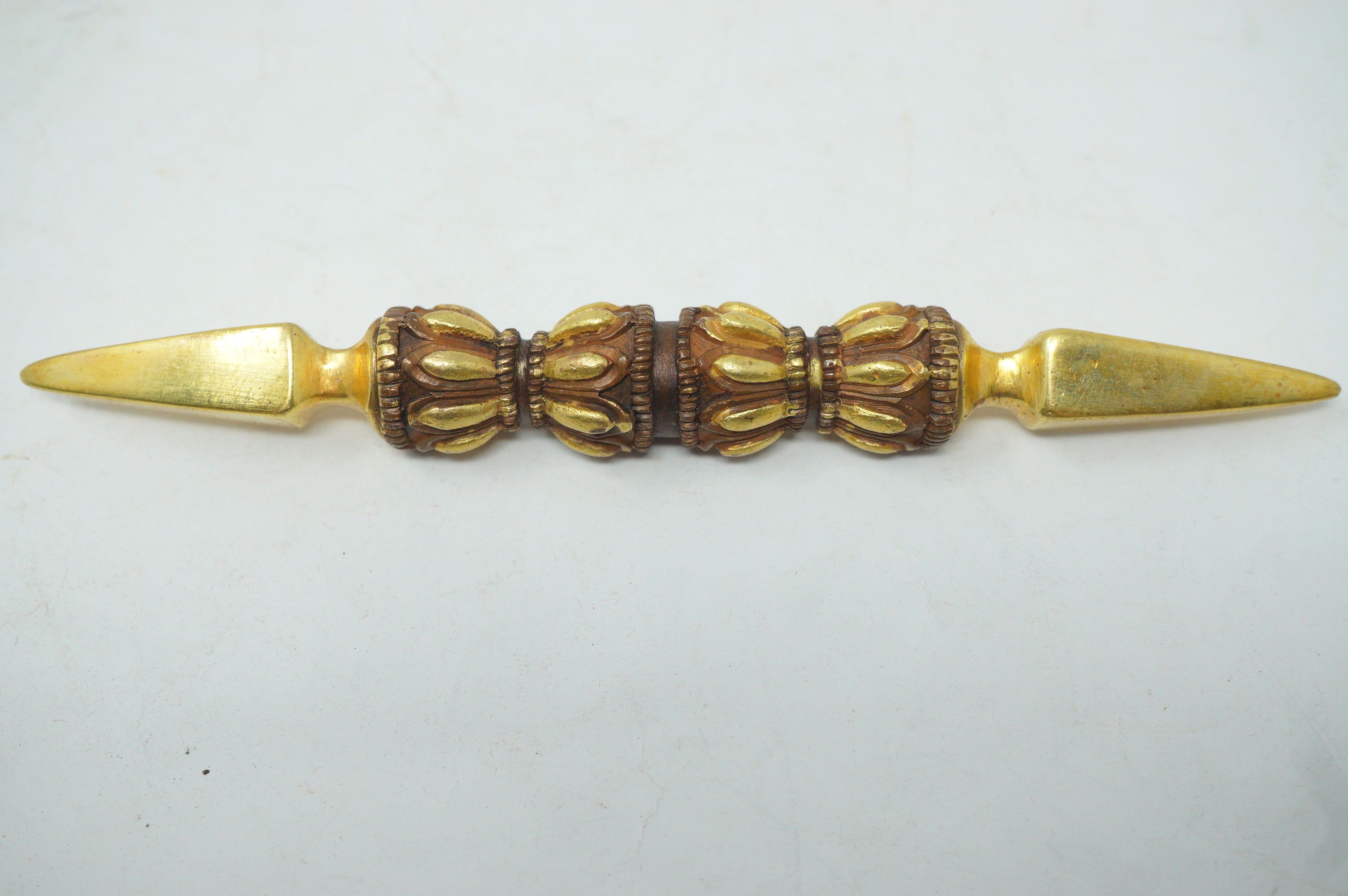 Japanischer Vajra-Stick Vintage-Antik Original Ritual-Gebetsstab aus Japan 0515F11