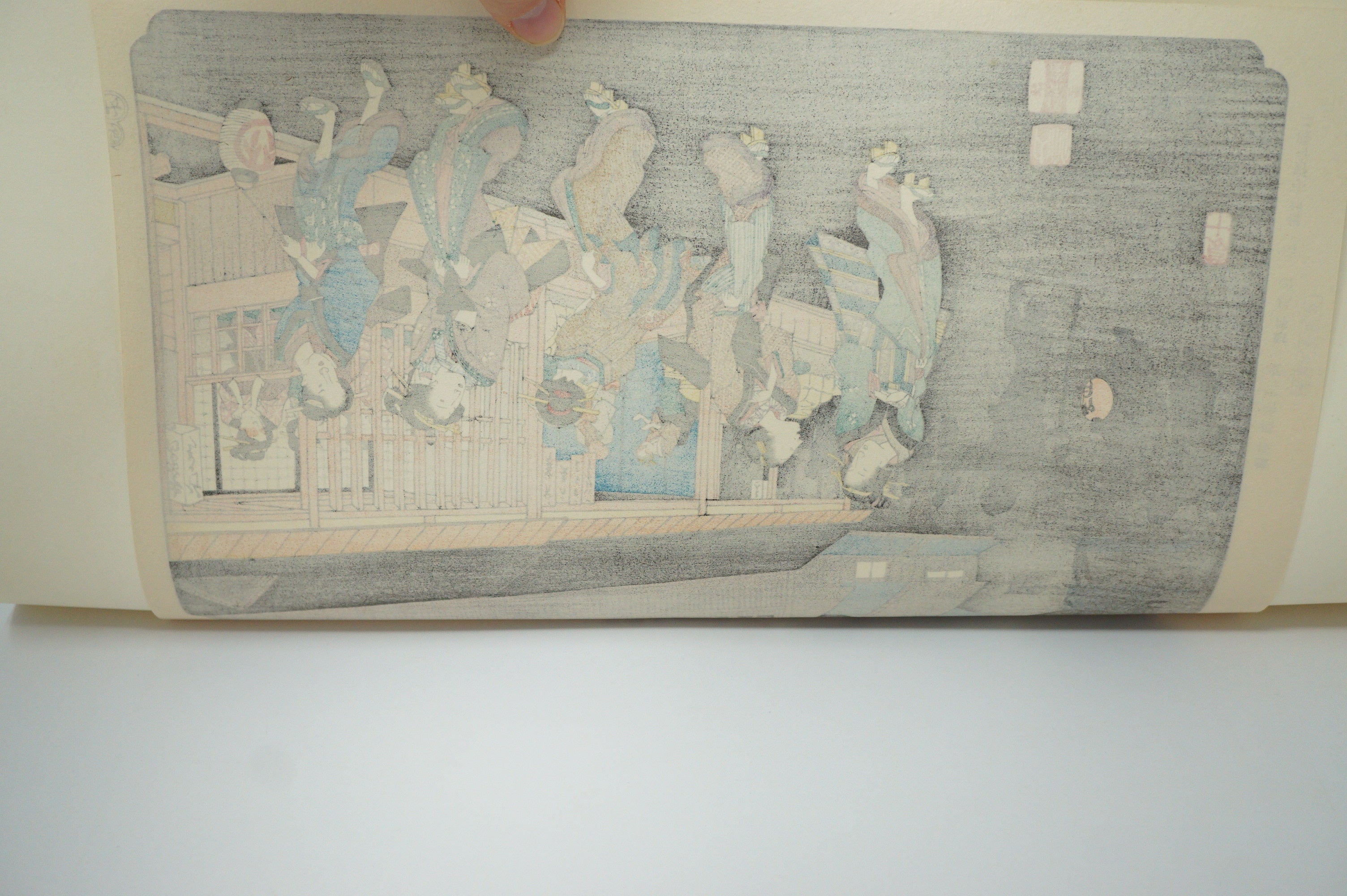 Japanese Quality Woodblock Print Recarved Edition by Keisai Eisen 1026D11