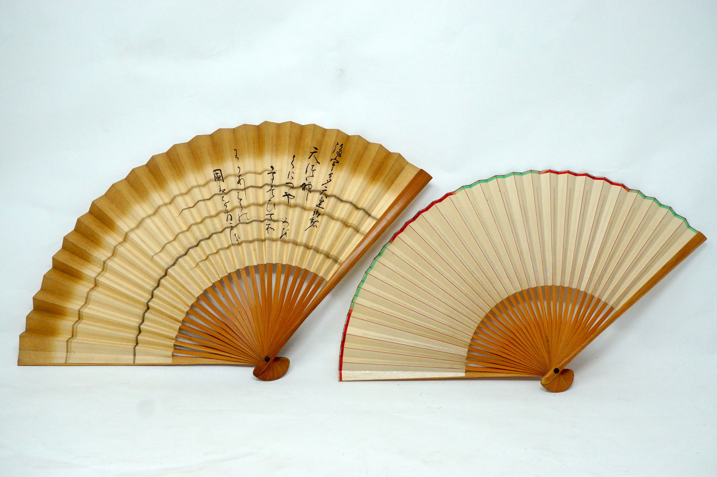 Japanische Sensu Faltfächer-Kollektion x10 Vintage Original 扇子 aus Japan 1127D11