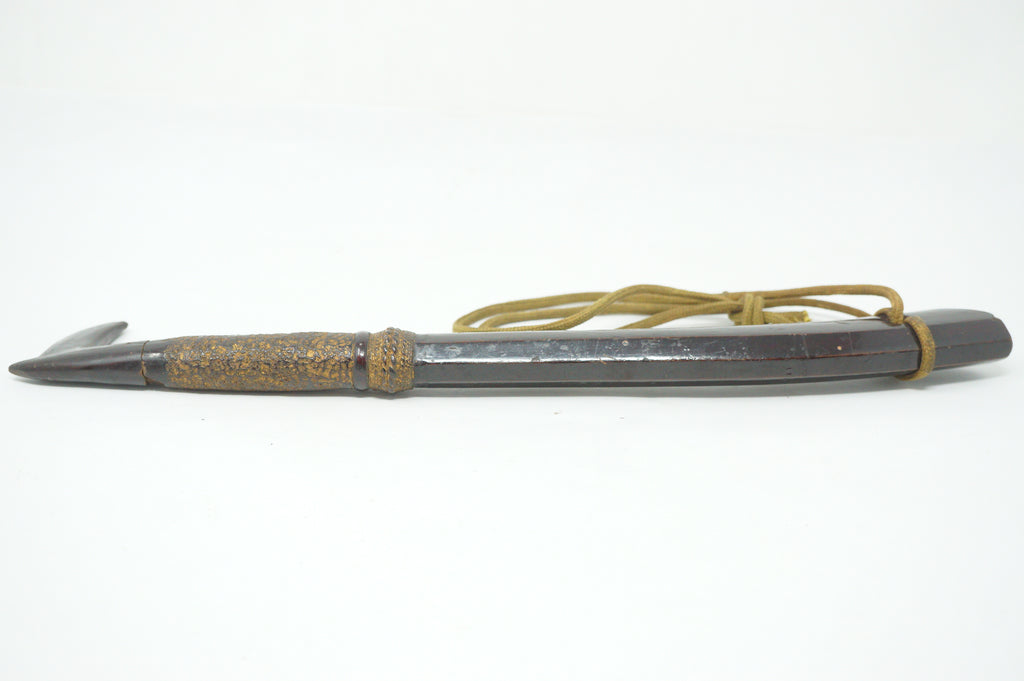 Japanese Edo Police Memorabilia Stick made of Wood Original from Japan 0331G11