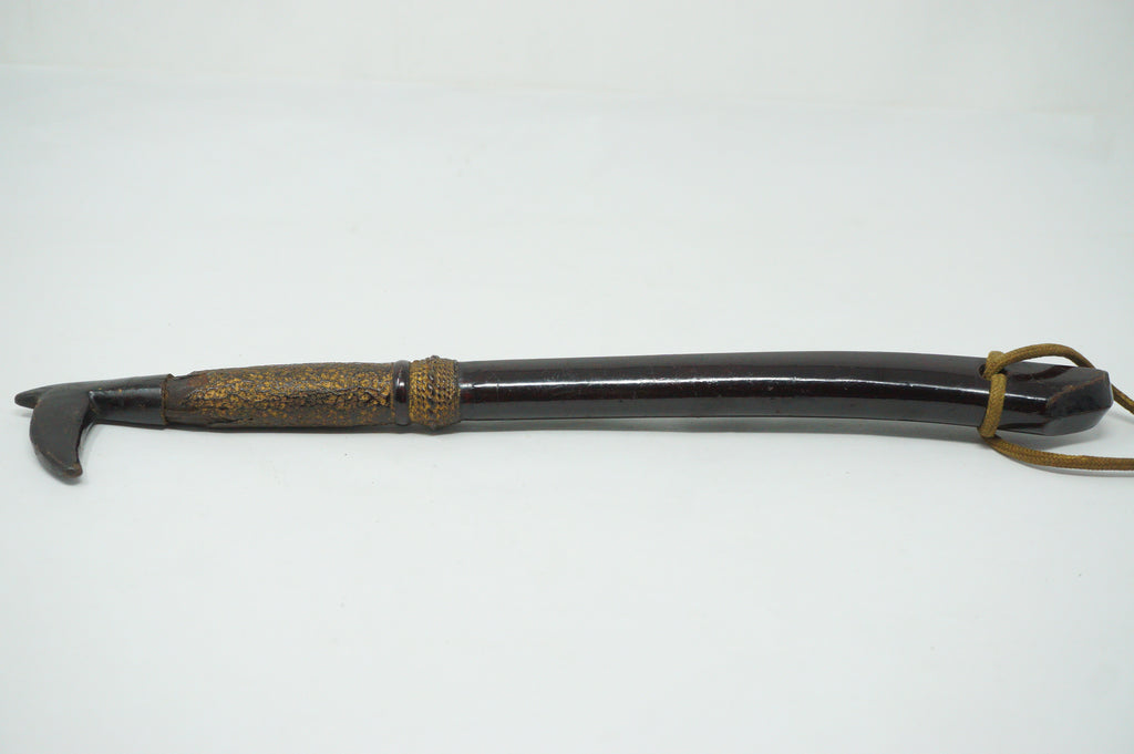 Japanese Edo Police Memorabilia Stick made of Wood Original from Japan 0331G11