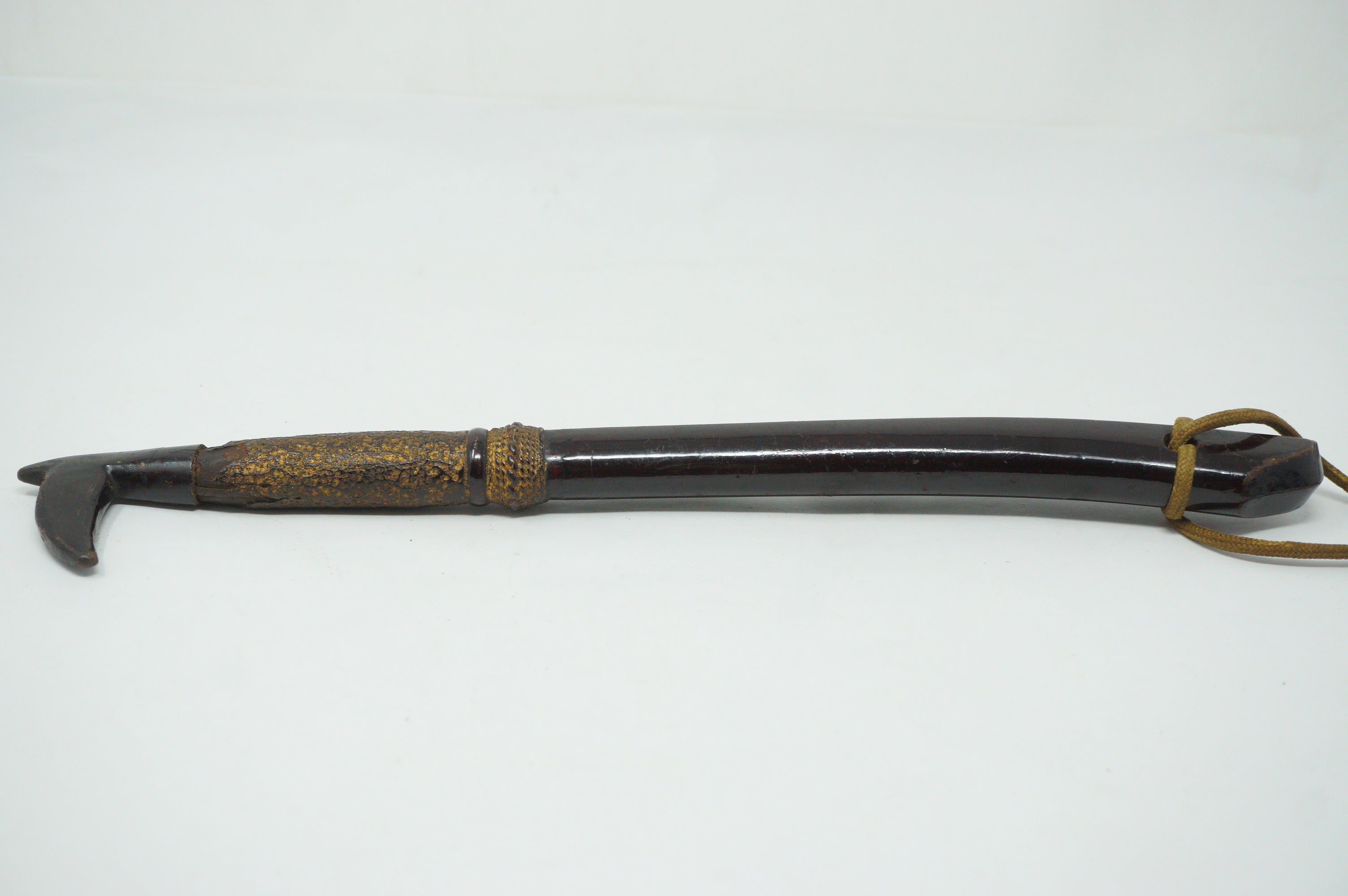 Japanese Edo Police Memorabilia Stick made of Wood Original from Japan 0331G11