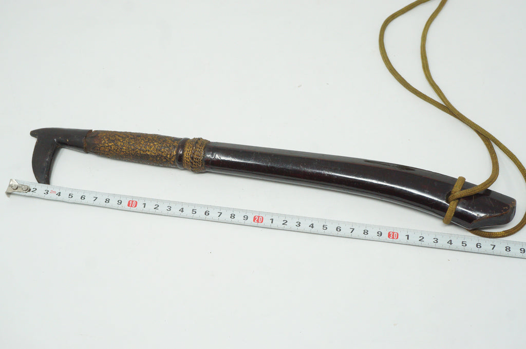 Japanese Edo Police Memorabilia Stick made of Wood Original from Japan 0331G11