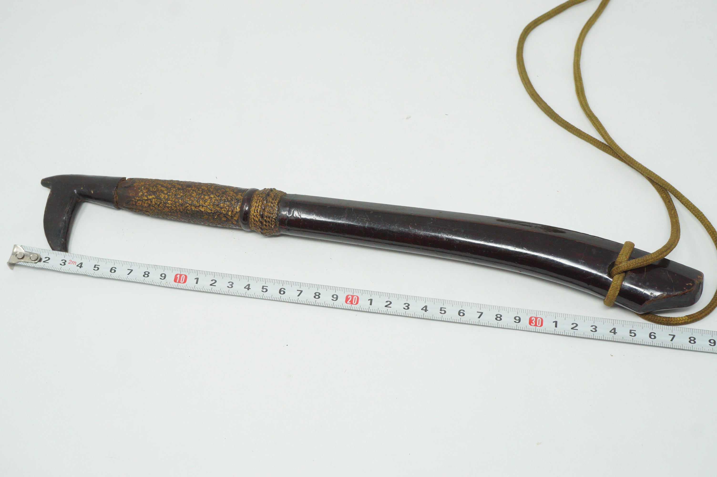 Japanese Edo Police Memorabilia Stick made of Wood Original from Japan 0331G11