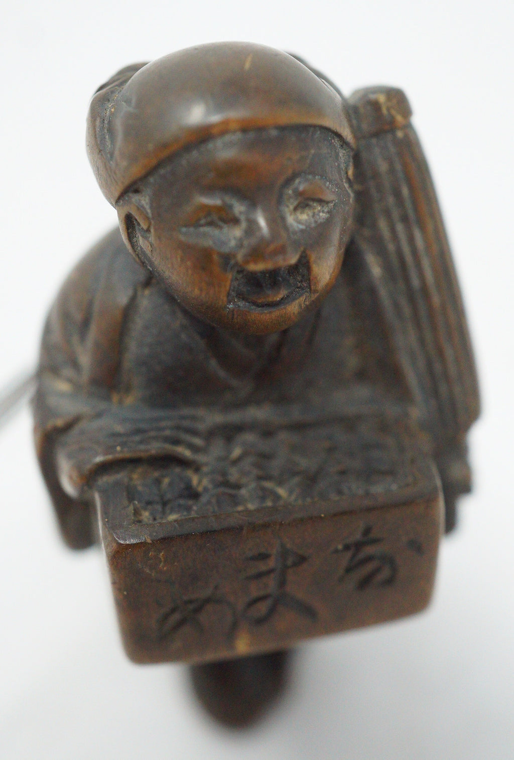 Japanisches Inro mit Netsuke &amp; Ojime Original Sagemono aus Japan 1227D12