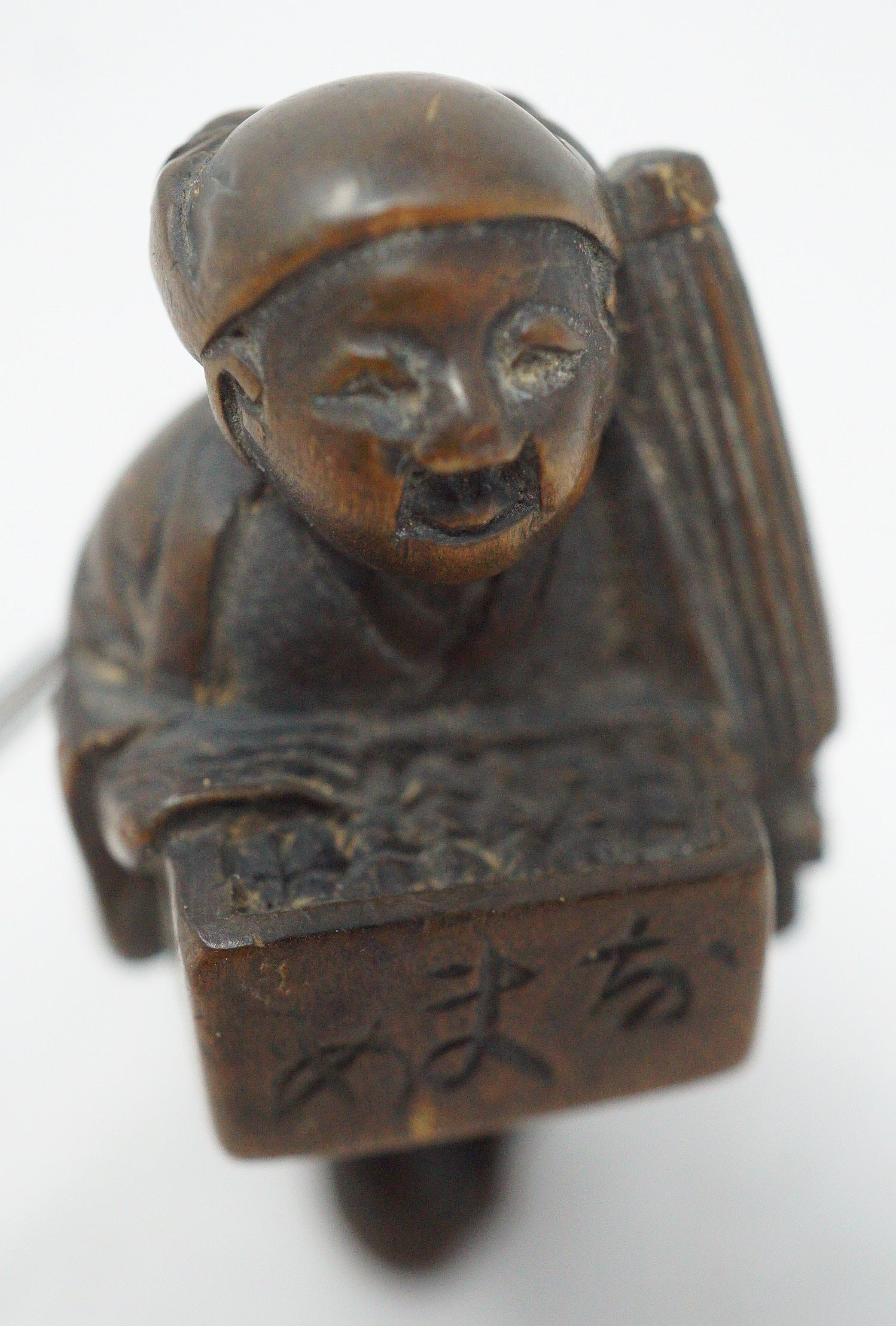Japanisches Inro mit Netsuke &amp; Ojime Original Sagemono aus Japan 1227D12