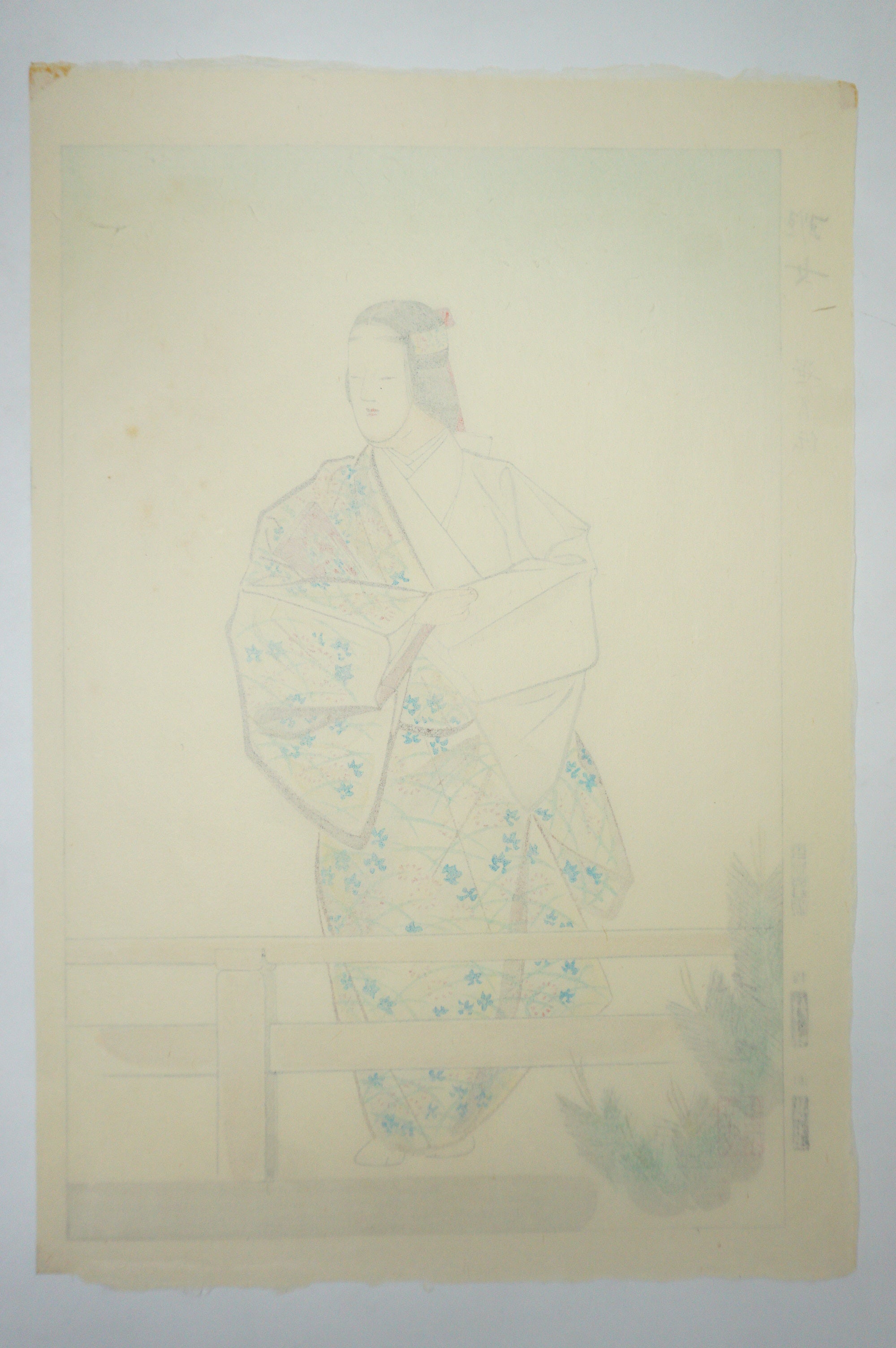 Japanese Woodblock Print Set 1930s Originals "Famous Noh Plays depicted" 0619G12