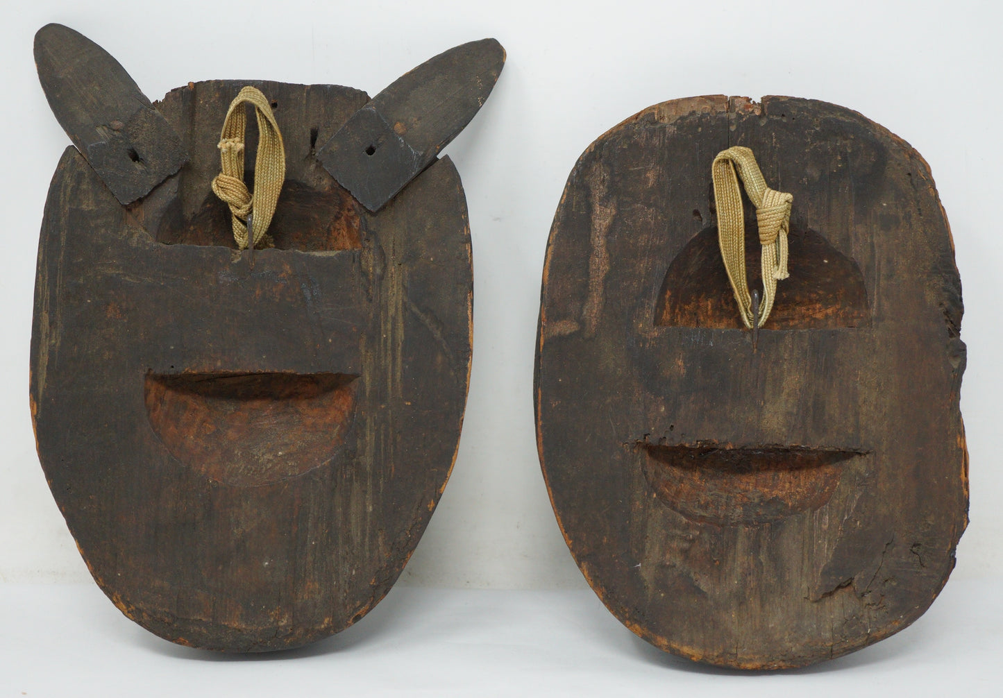 Japanese Mask Set Wooden Unique & Original Handcrafted from Japan 0910E12