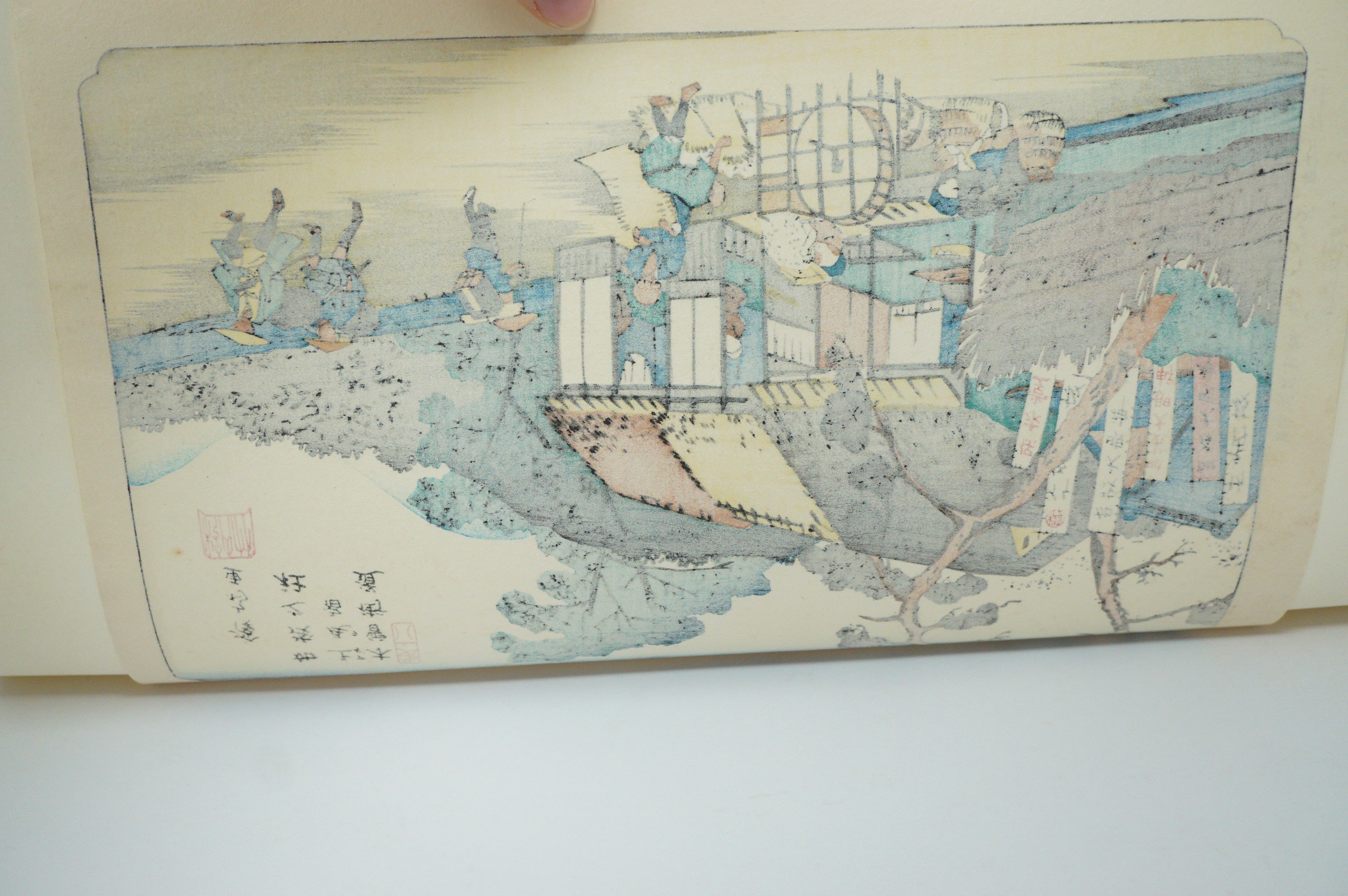 Japanese Quality Woodblock Print Recarved Edition by Keisai Eisen 1026D12