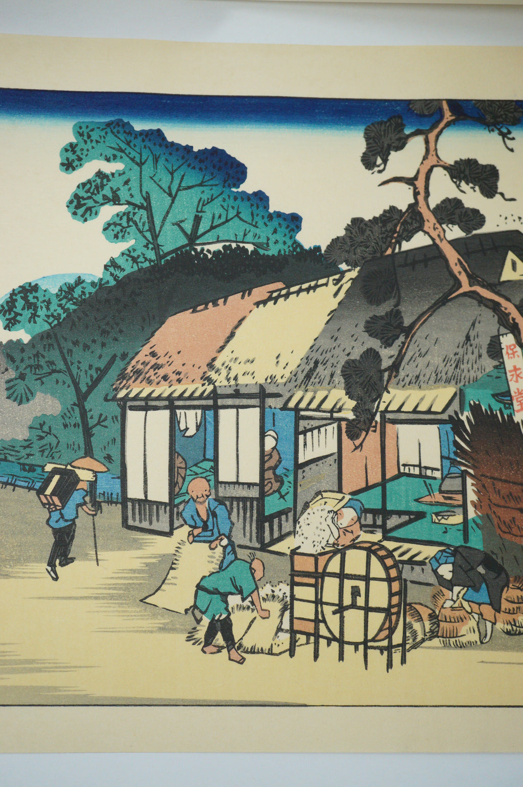 Japanese Quality Woodblock Print Recarved Edition by Keisai Eisen 1026D12